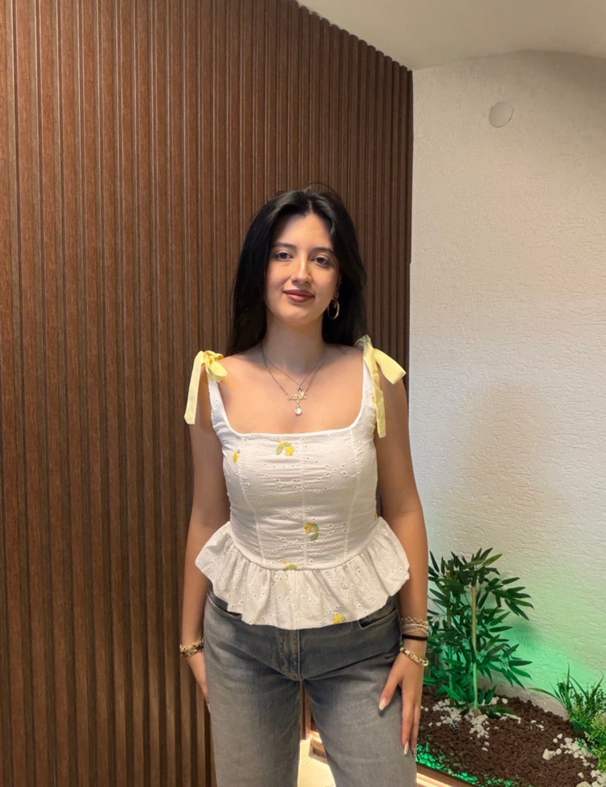 KURDELE DETAYLI FİSTO BLUZ