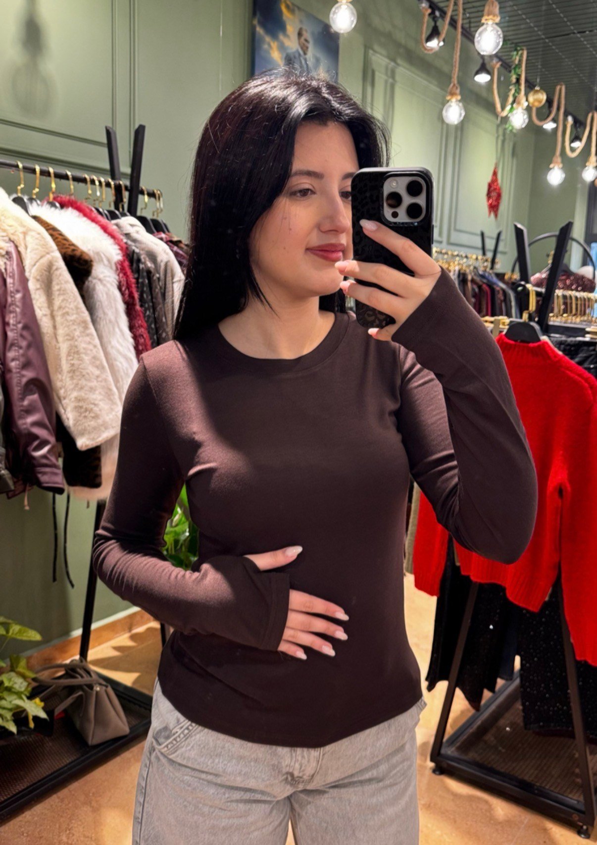 PARMAK GEÇİRMELİ BODY 
