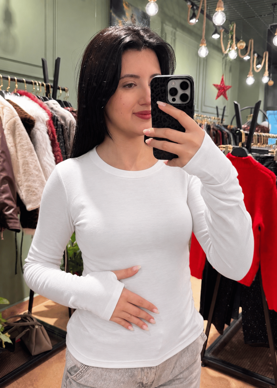 PARMAK GEÇİRMELİ BODY  