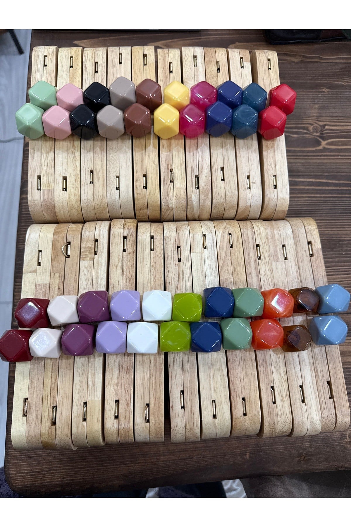 Ahşap çanta yapım kiti(boncuklu)20cm,1 adet