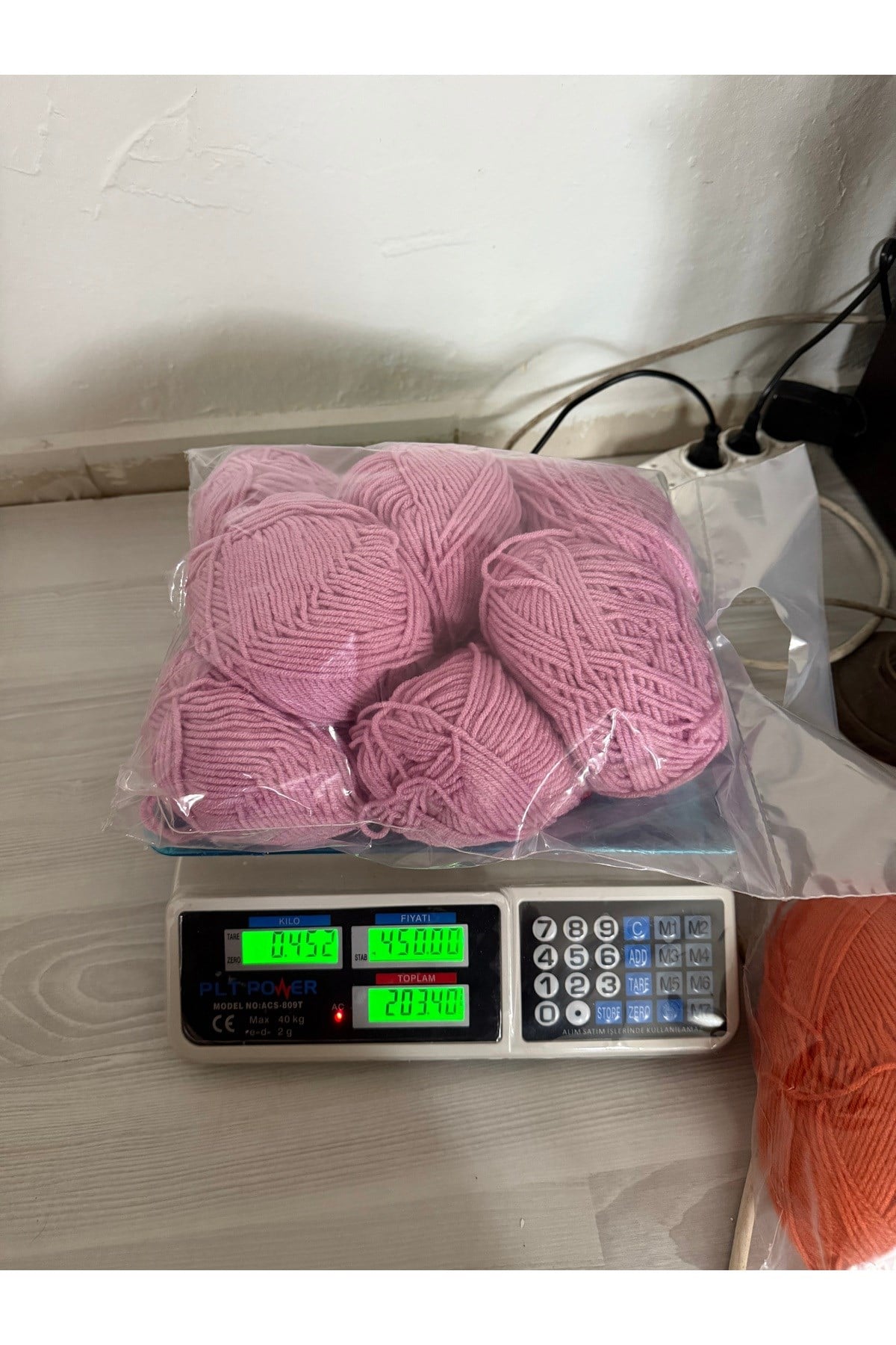 Alize midi ip(452 gram)gül kurusu