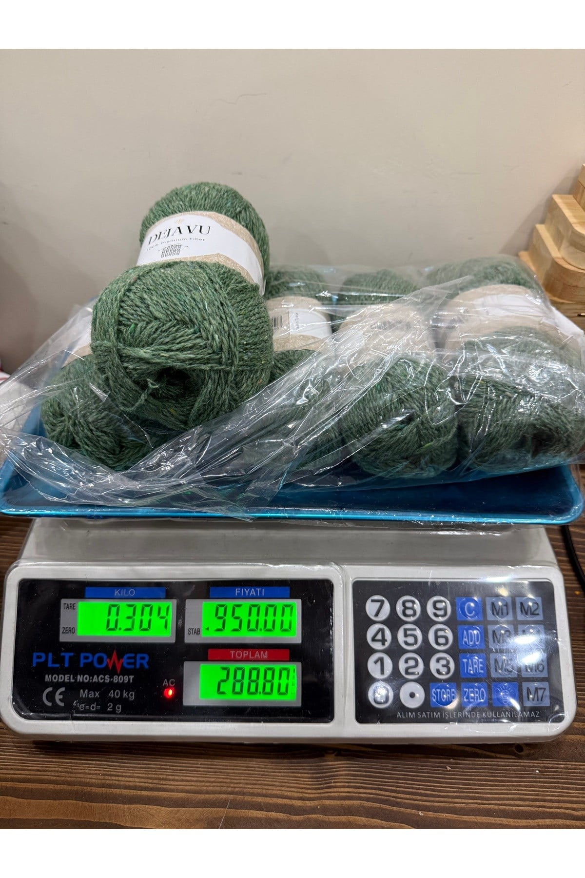 Etrofil reborn twetli ihraç ip (304 gram) yeşil