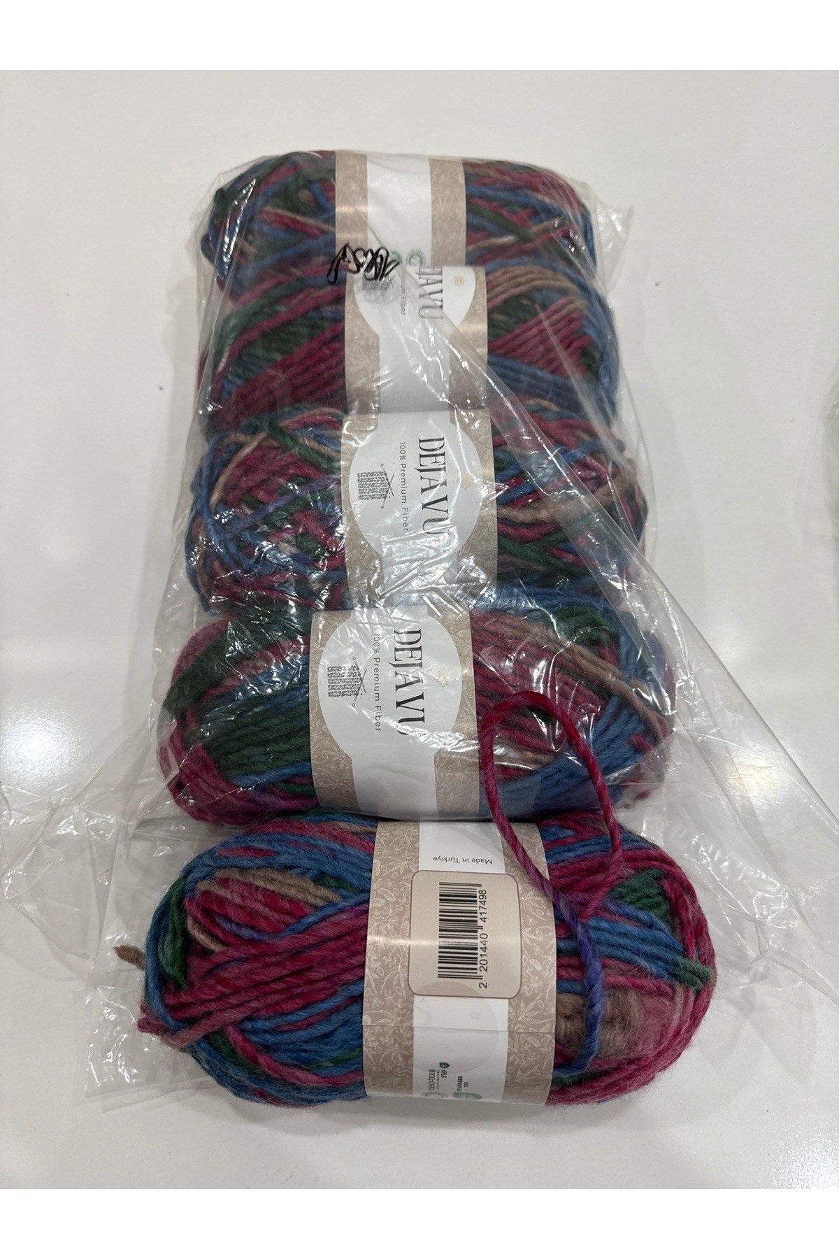 Etrofil yünlü ebruli ip(500-560-gram arası)