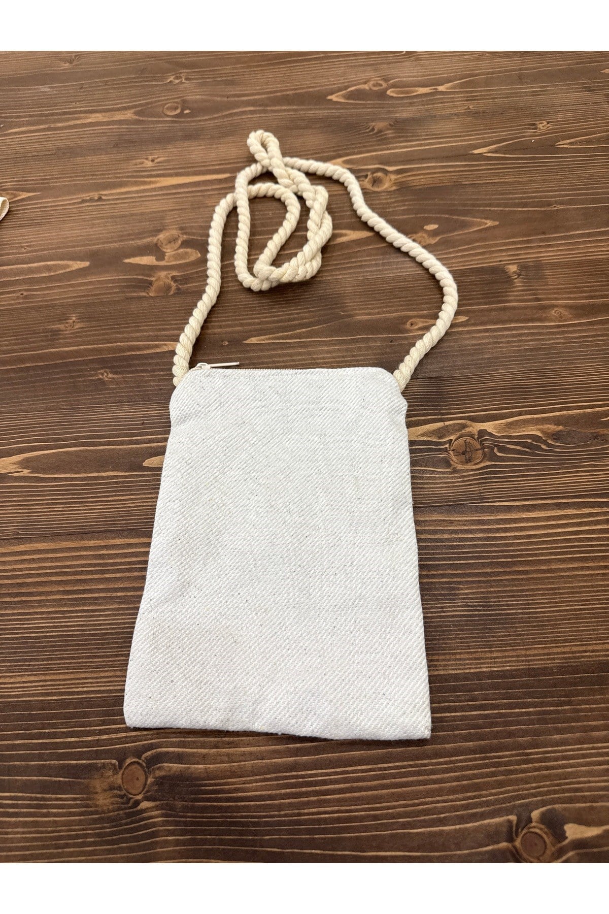 Ham Keten çanta(15*20 cm),fermuarlı