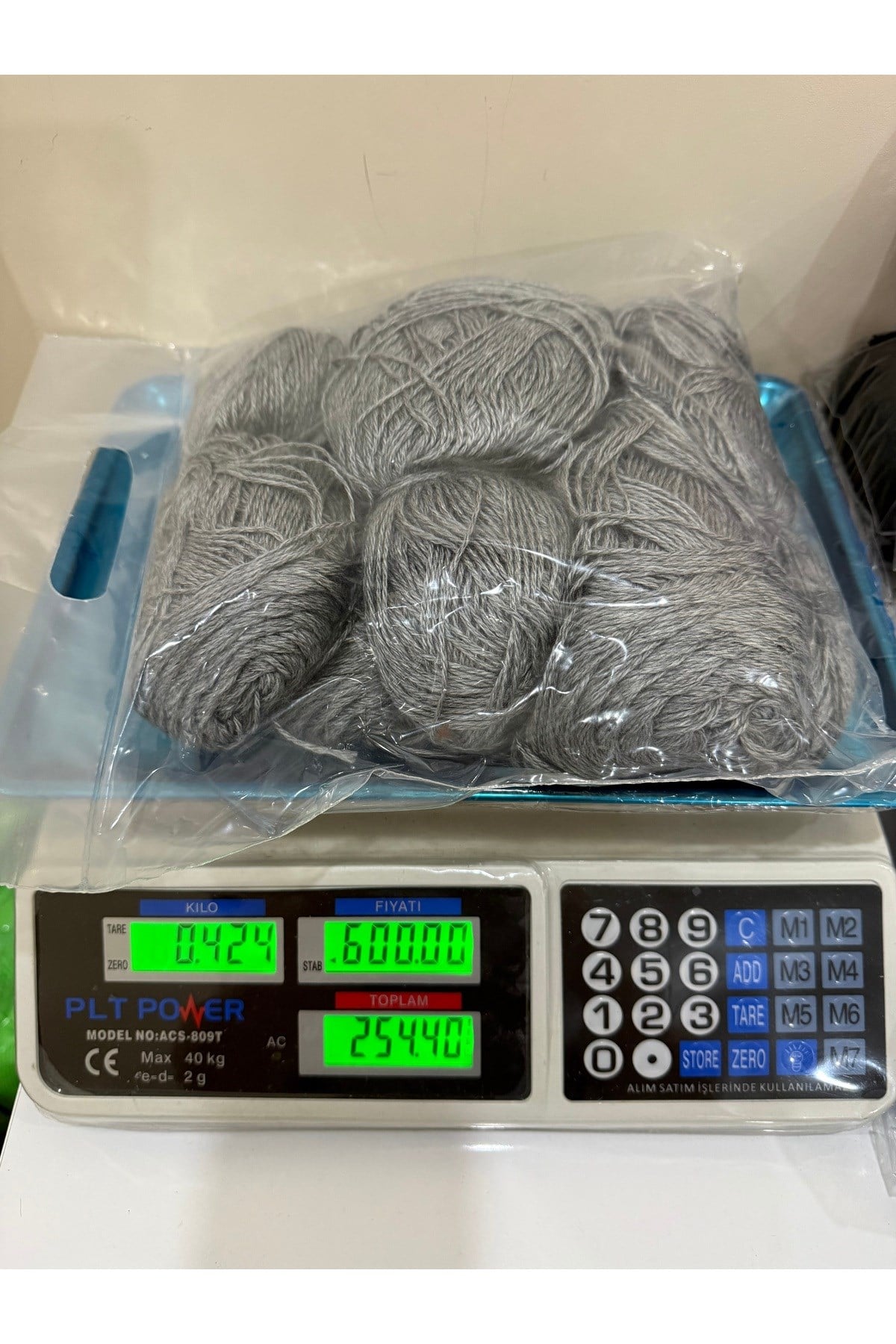 Himalaya anti -pirelini örgü ipi (424 gram)gri