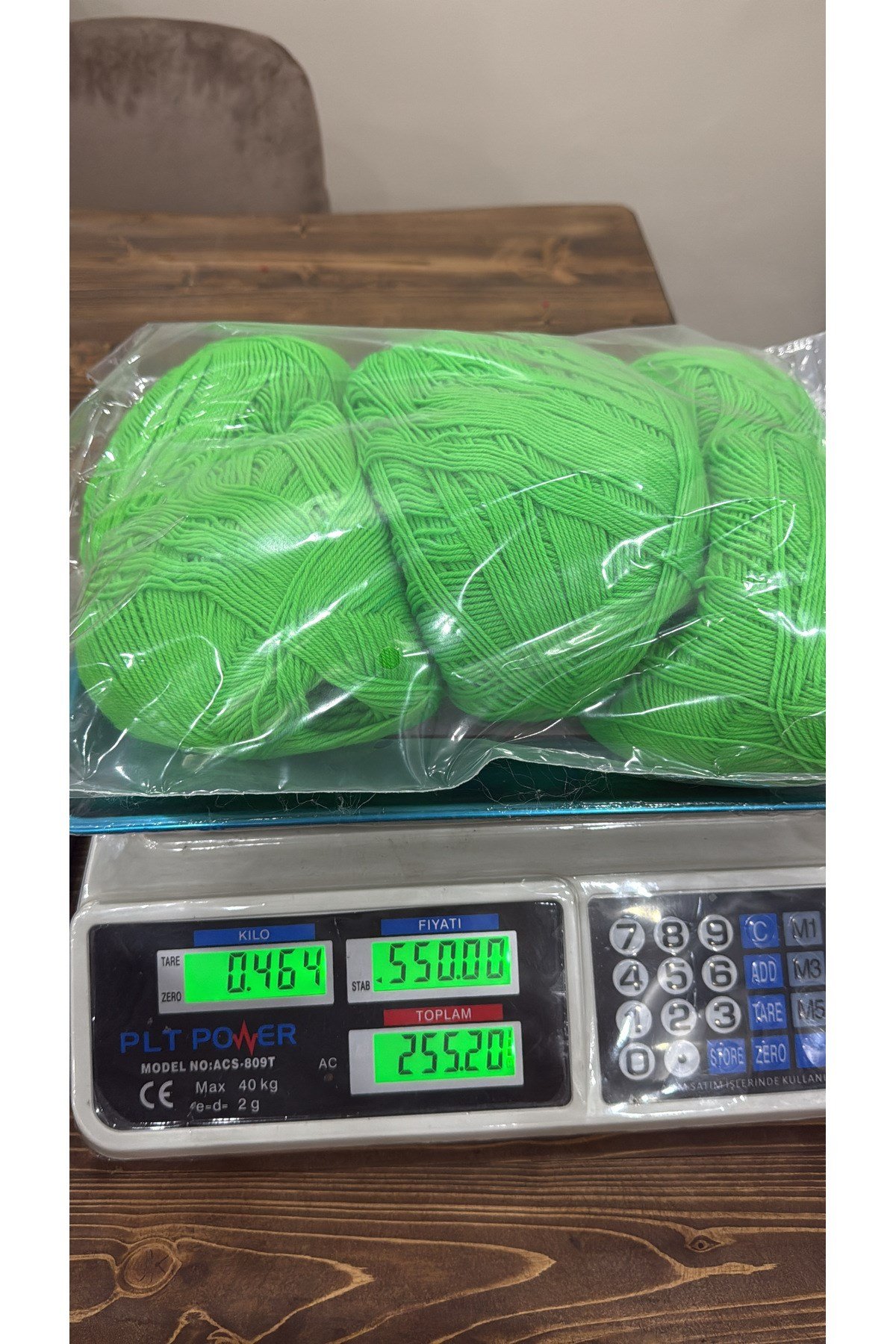 Himalaya bambu koton ip (464 gram)(yeşil)