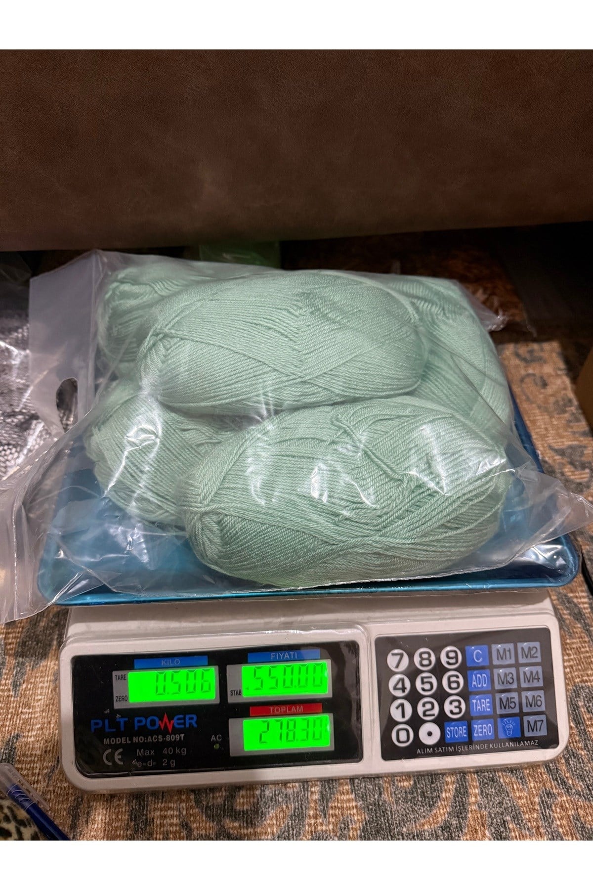 Himalaya bebe örgü ipi (506 gram) su yeşili
