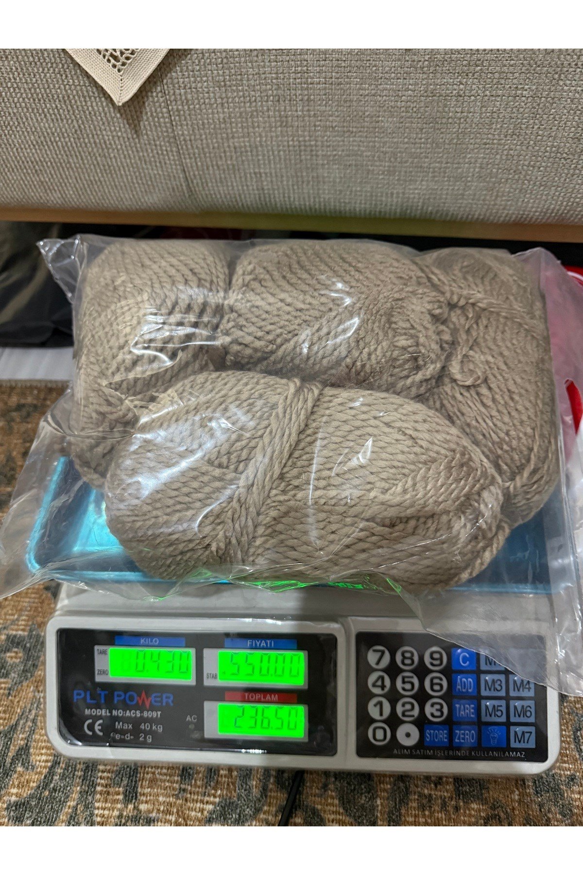 Himalaya burgu örgü ipi (sütlükahve )(430 gram)