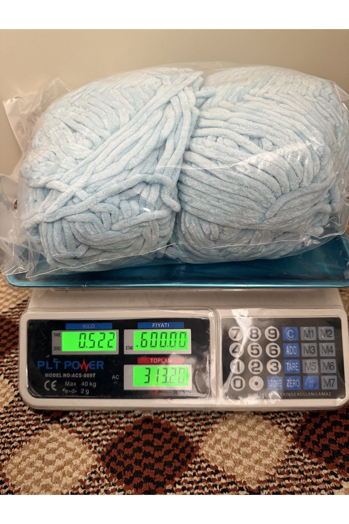 Himalaya dolphine baby kadife ip(mavi)(522 gram)