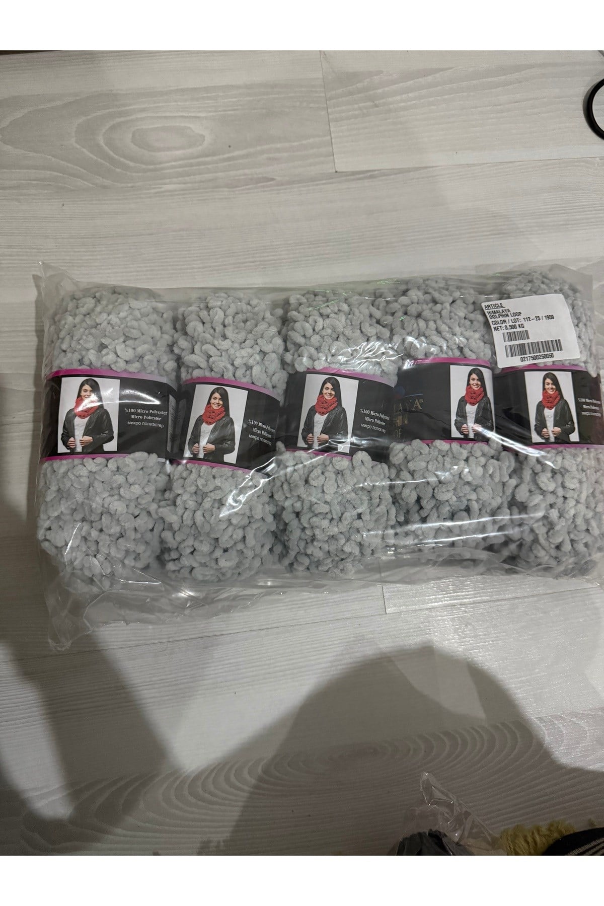 Himalaya dolphıne loop(500 gram)kadife kuzu(gri)