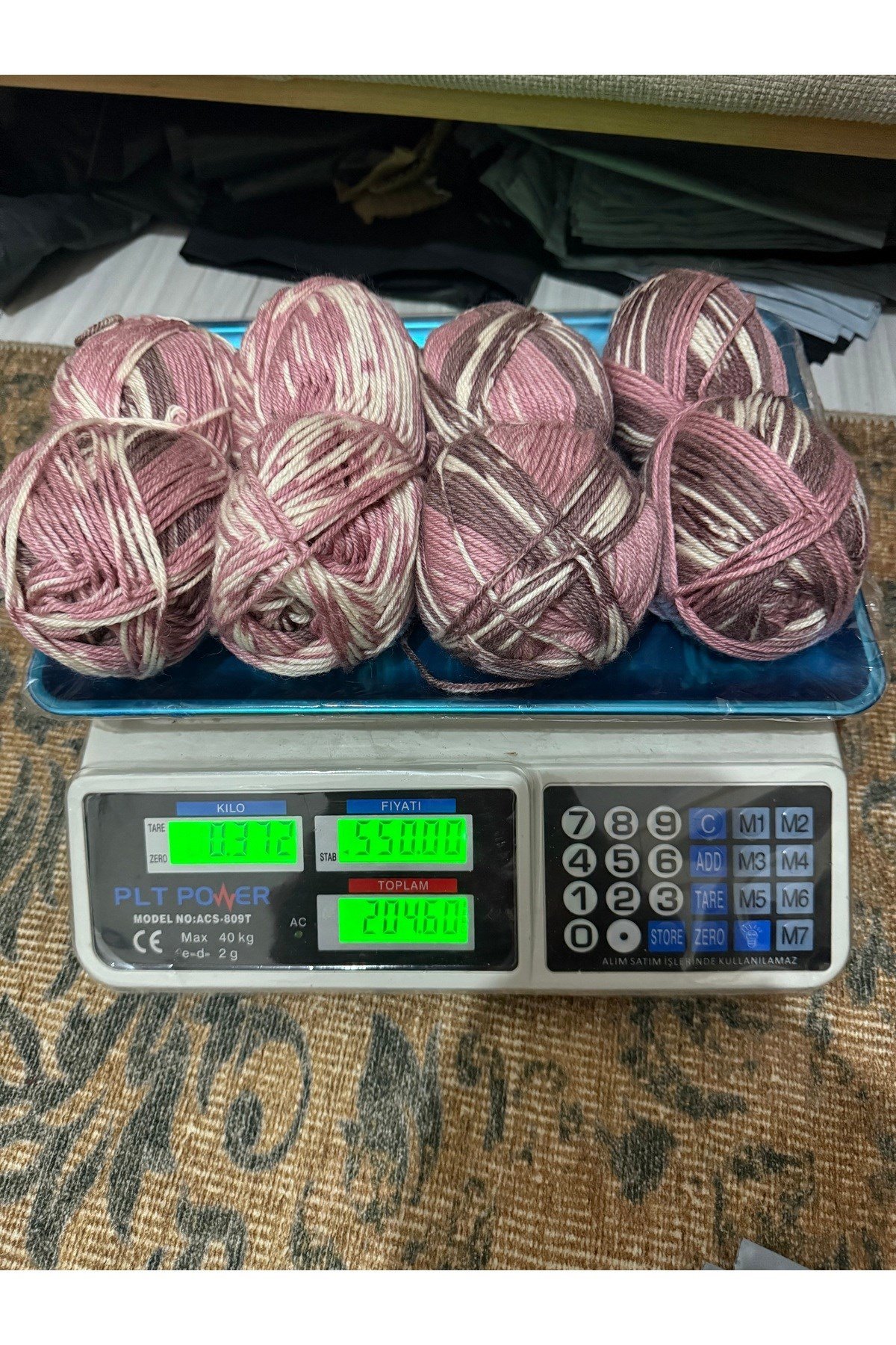 Himalaya ebruli örgü ipi (372 gram)