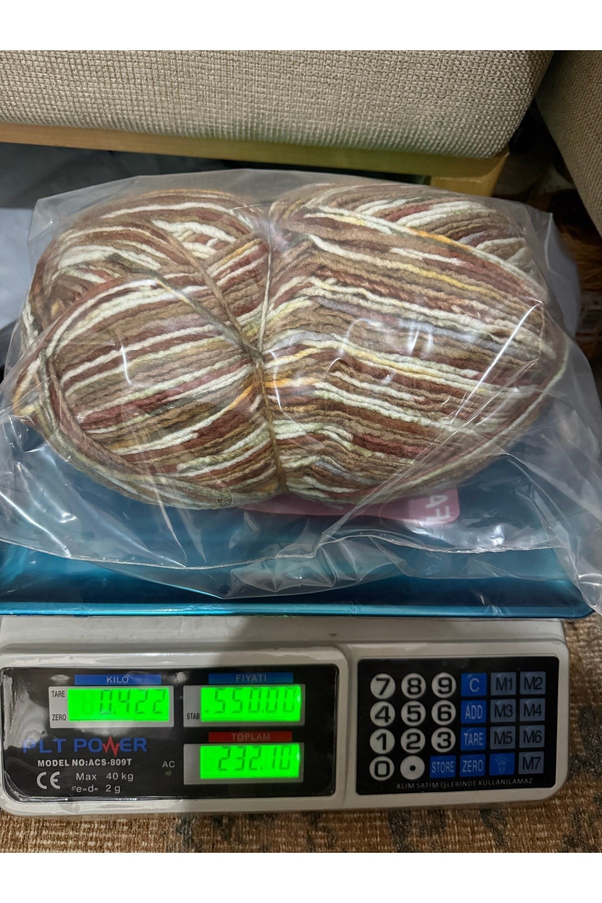 Himalaya ebruli örgü ipi (422 gram)