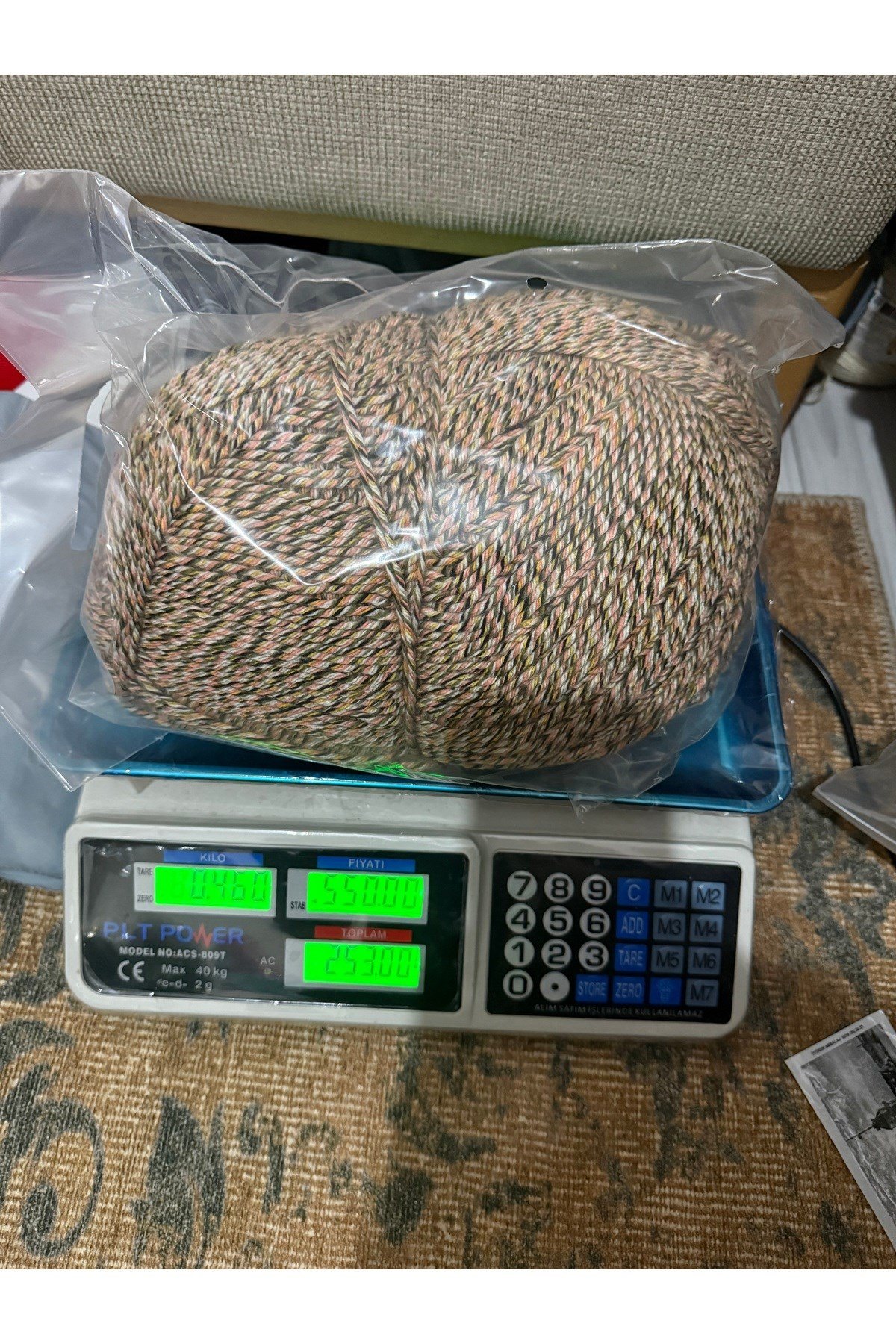 Himalaya ebruli örgü ipi (460 gram)