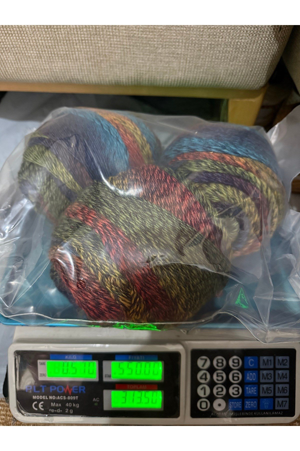 Himalaya ebruli yüksek kalite ip (570 gram)