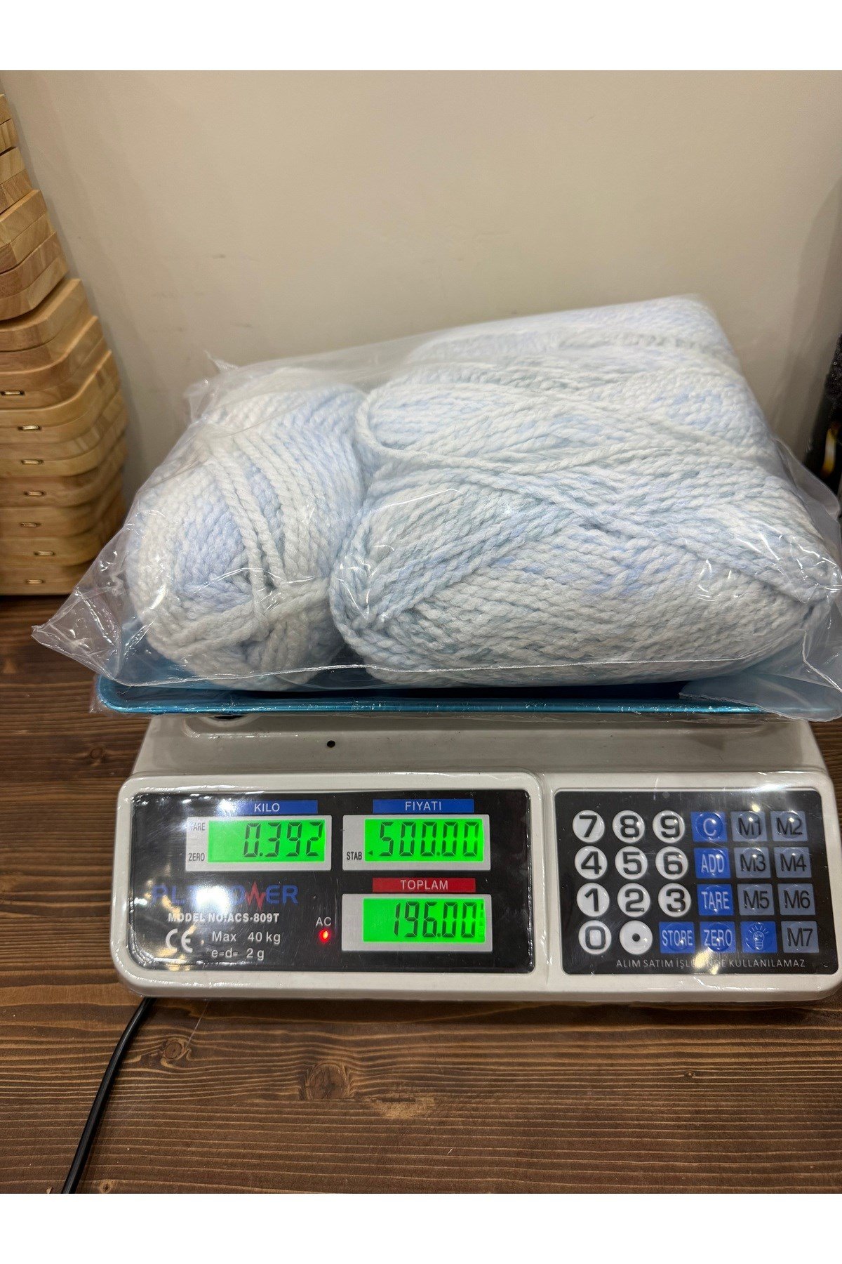 Himalaya ihraç fazlası ebruli burgu ip (392 gram)