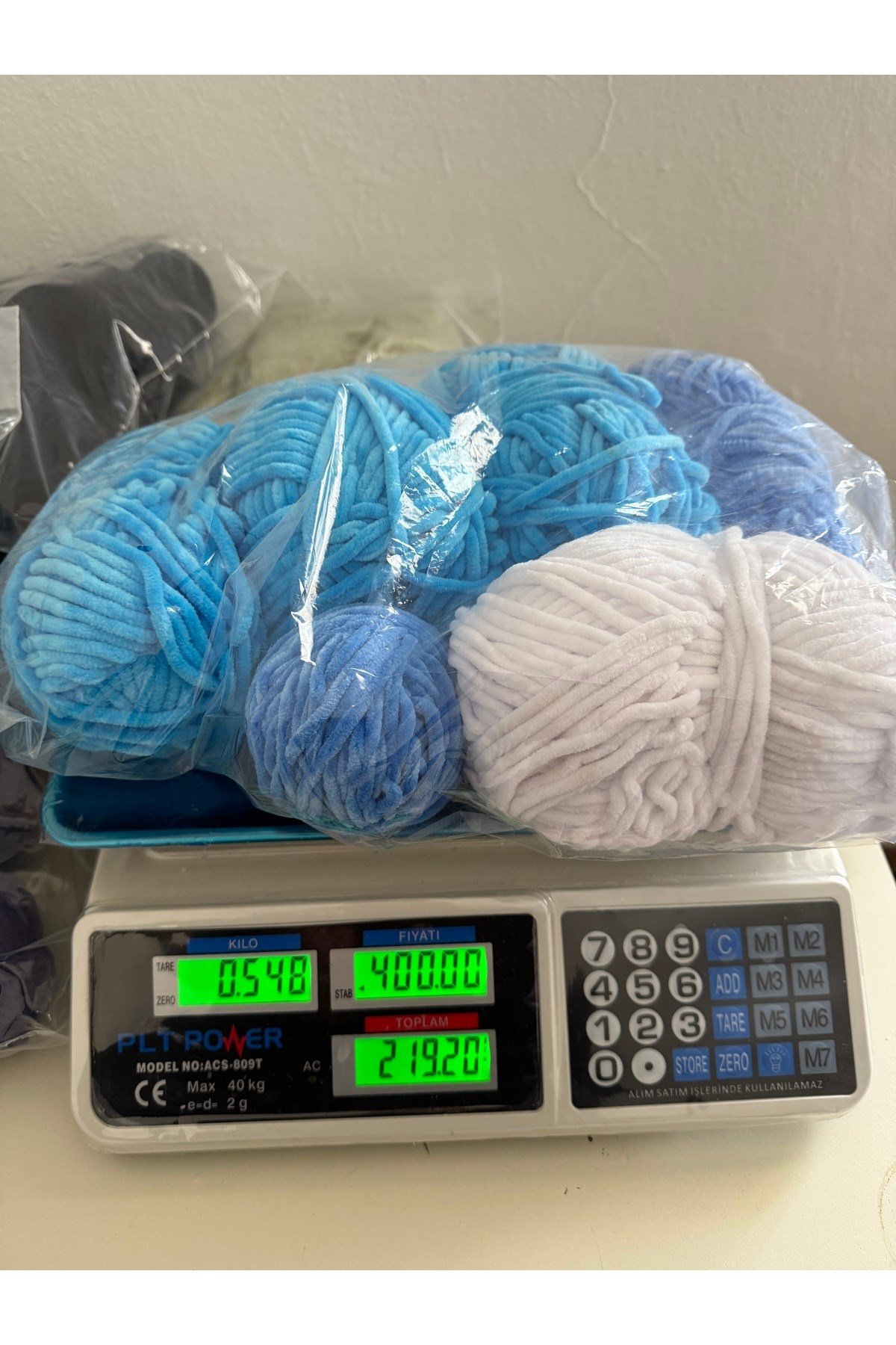Himalaya ihraç karışık kadife ip(548 gram)