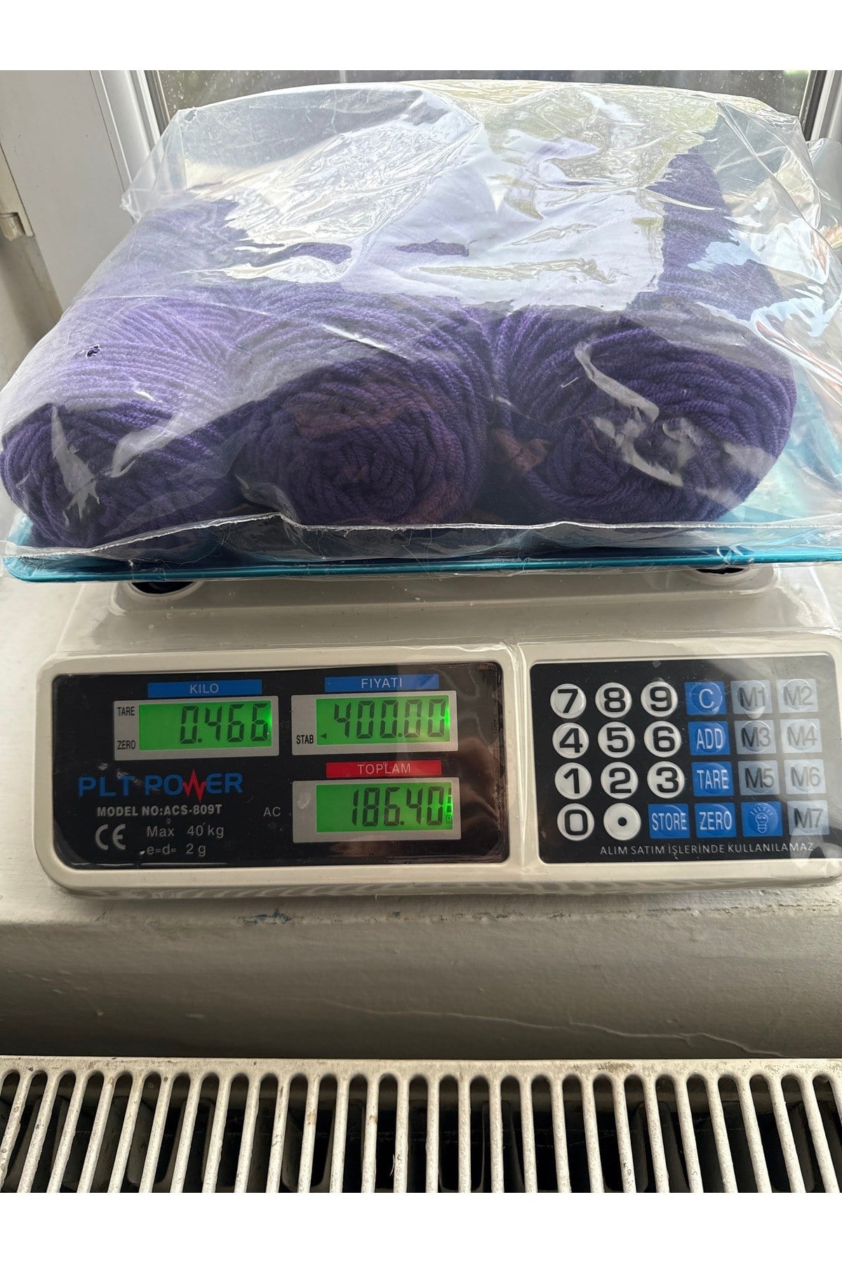 Himalaya ip (orta kalınlık)mor(466 gram)
