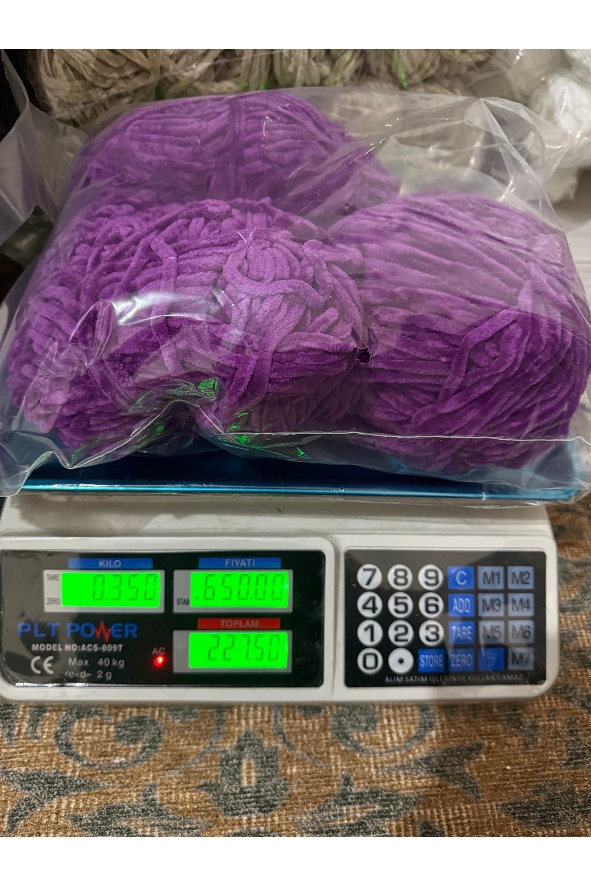 Himalaya kadife ip (350 gram) mor