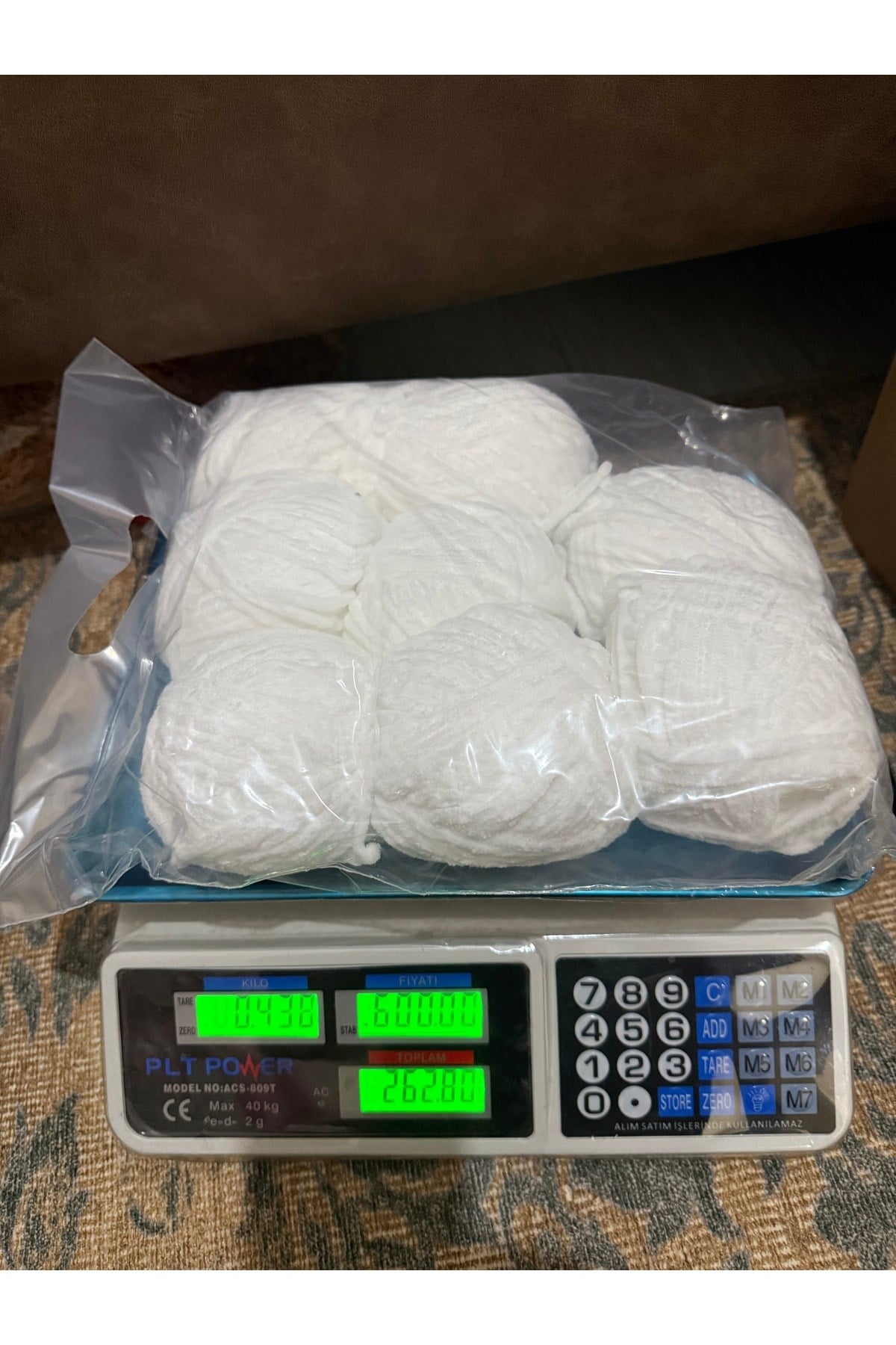 Himalaya kadife ip (438 gram) beyaz