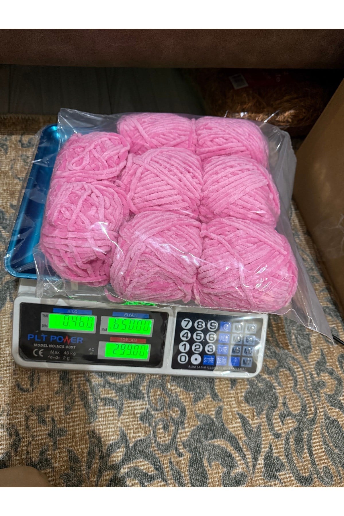 Himalaya kadife ip (460 gram) şeker pembe