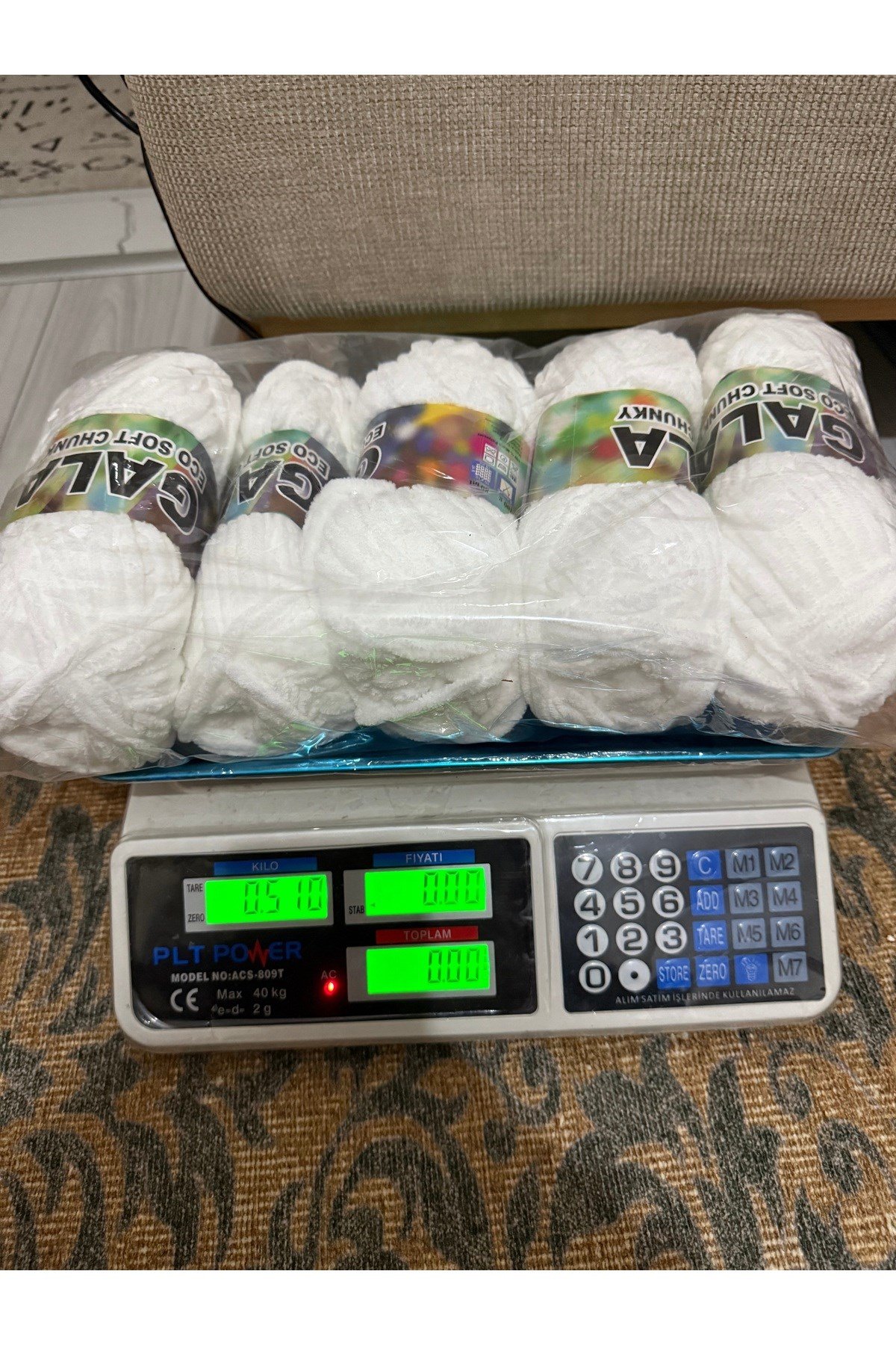 Himalaya kadife ip (500 gram ) beyaz