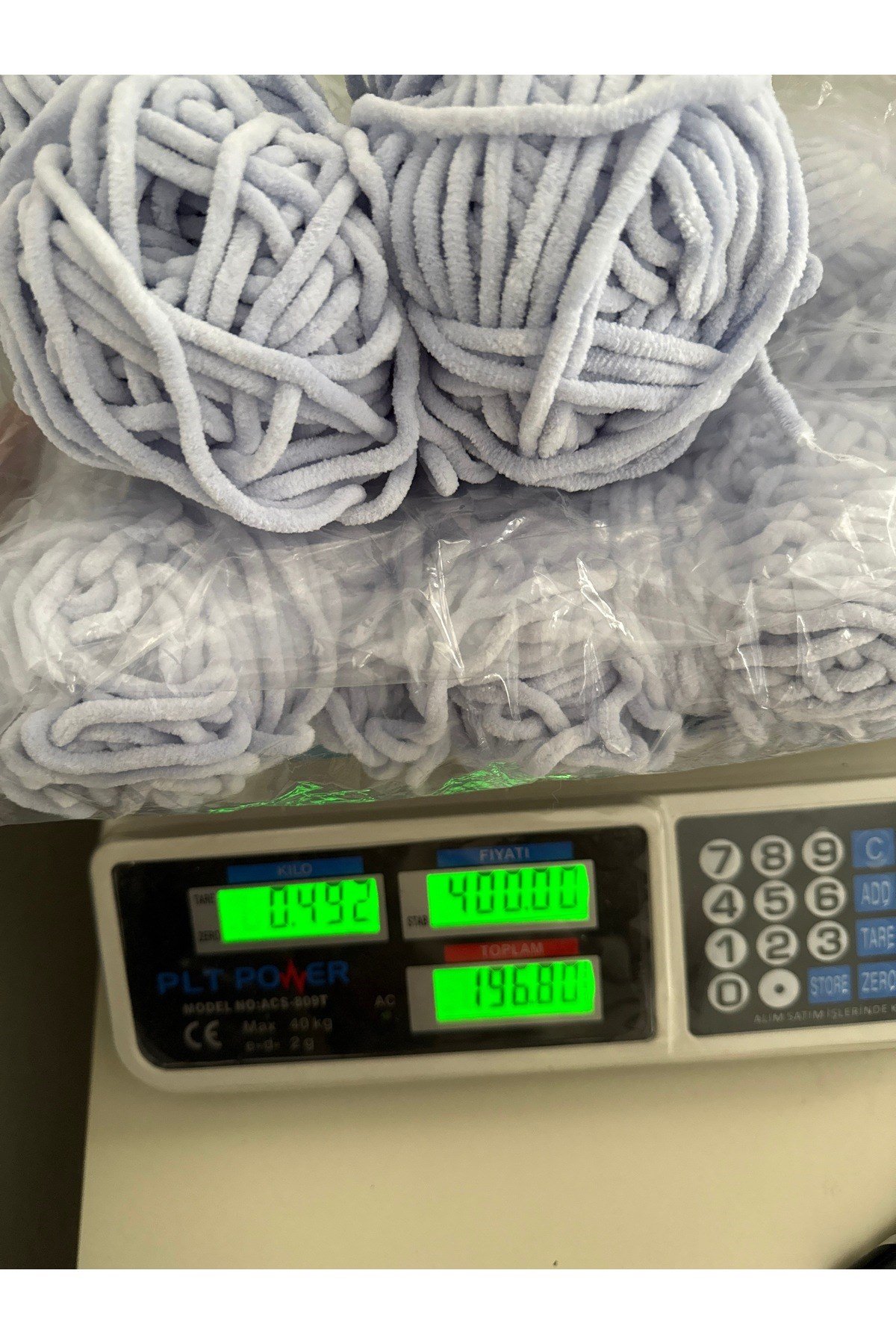 Himalaya kadife ip (500 gram mavi)
