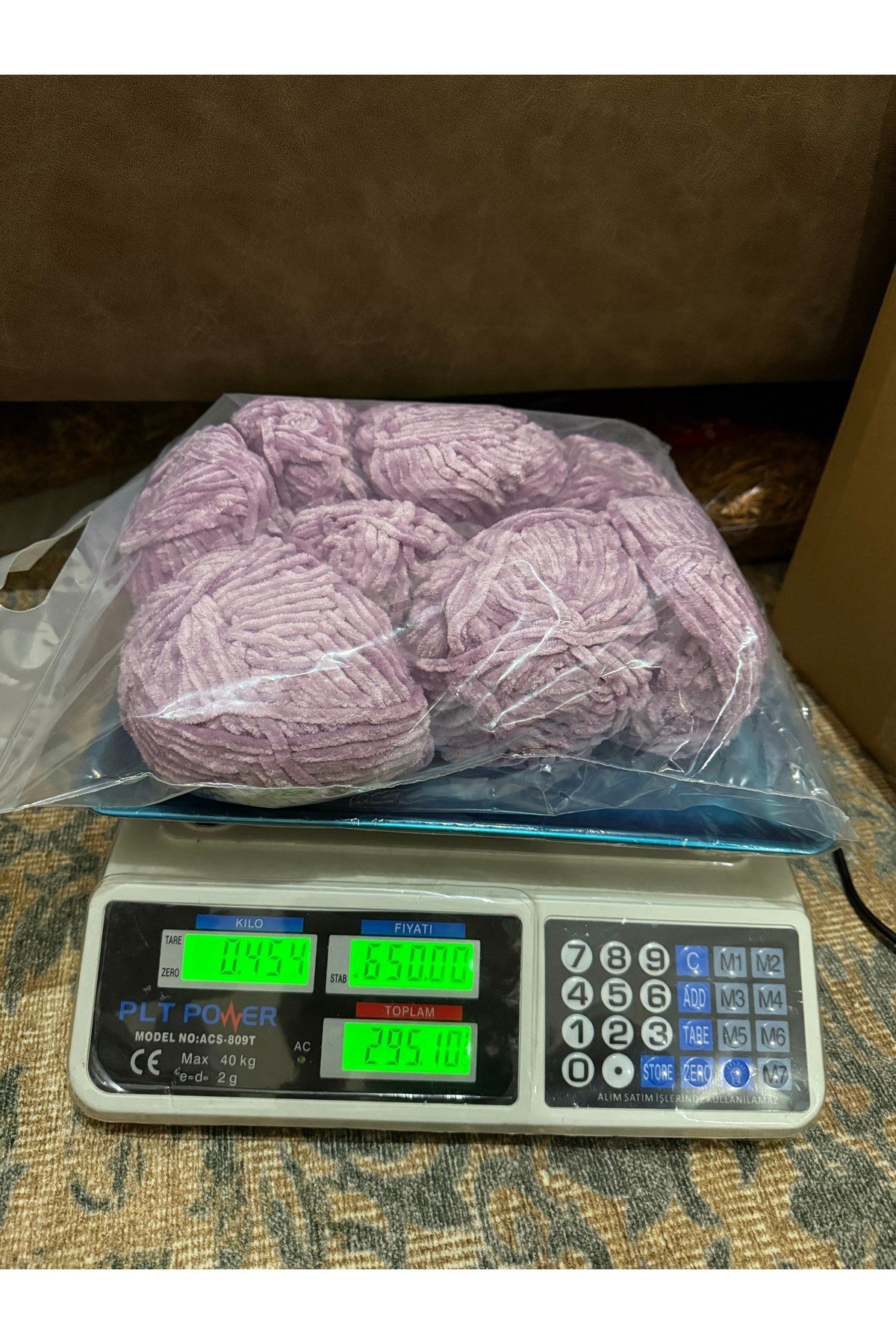 Himalaya kadife ip (açık mor) 454 gram