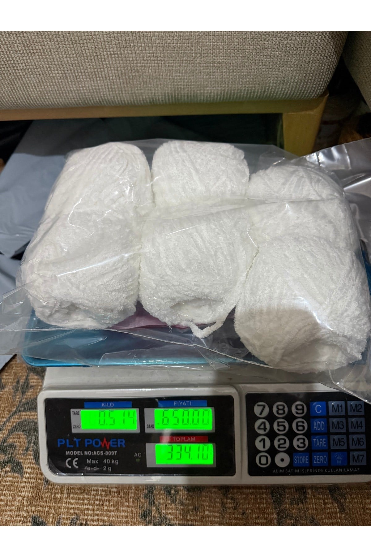 Himalaya kadife ip (beyaz)(514 gram)