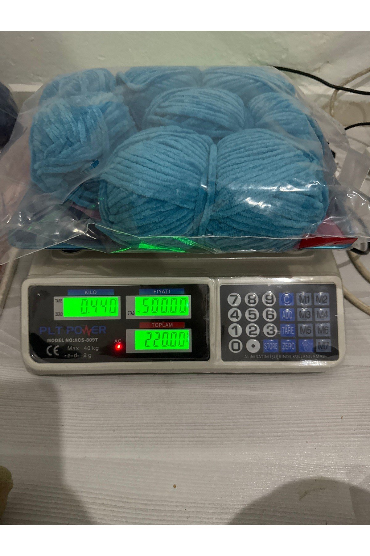Himalaya kadife ip (dolphıne baby )(440 gram)(koyu turkuaz
