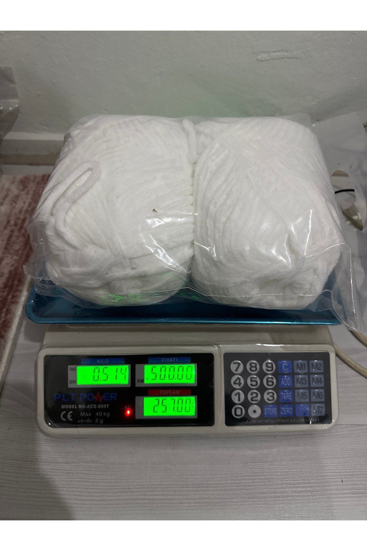 Himalaya kadife ip i(dolpıne baby)(514 gram)(beyaz)