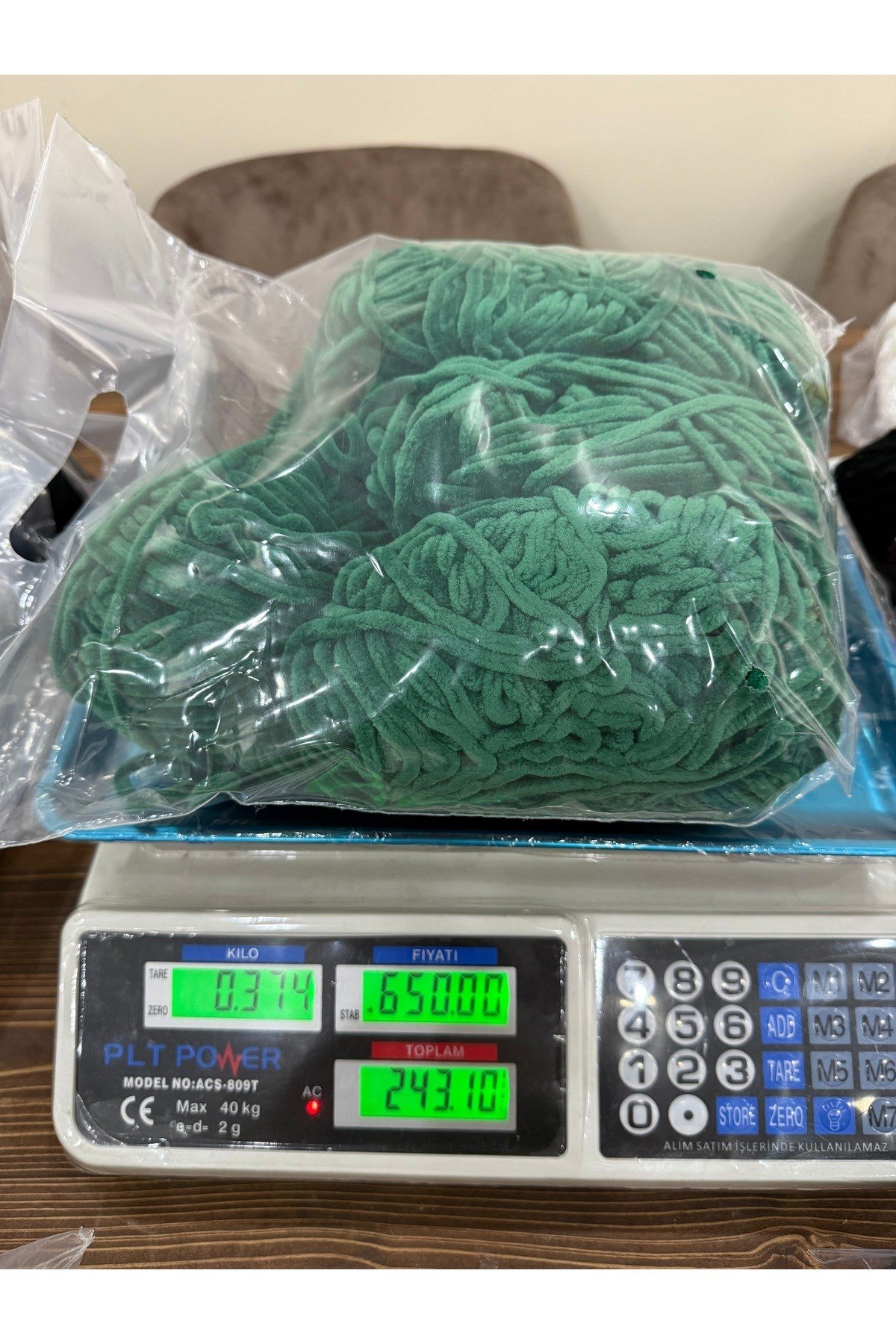 Himalaya kadife ip (yeşil) (374 gram)
