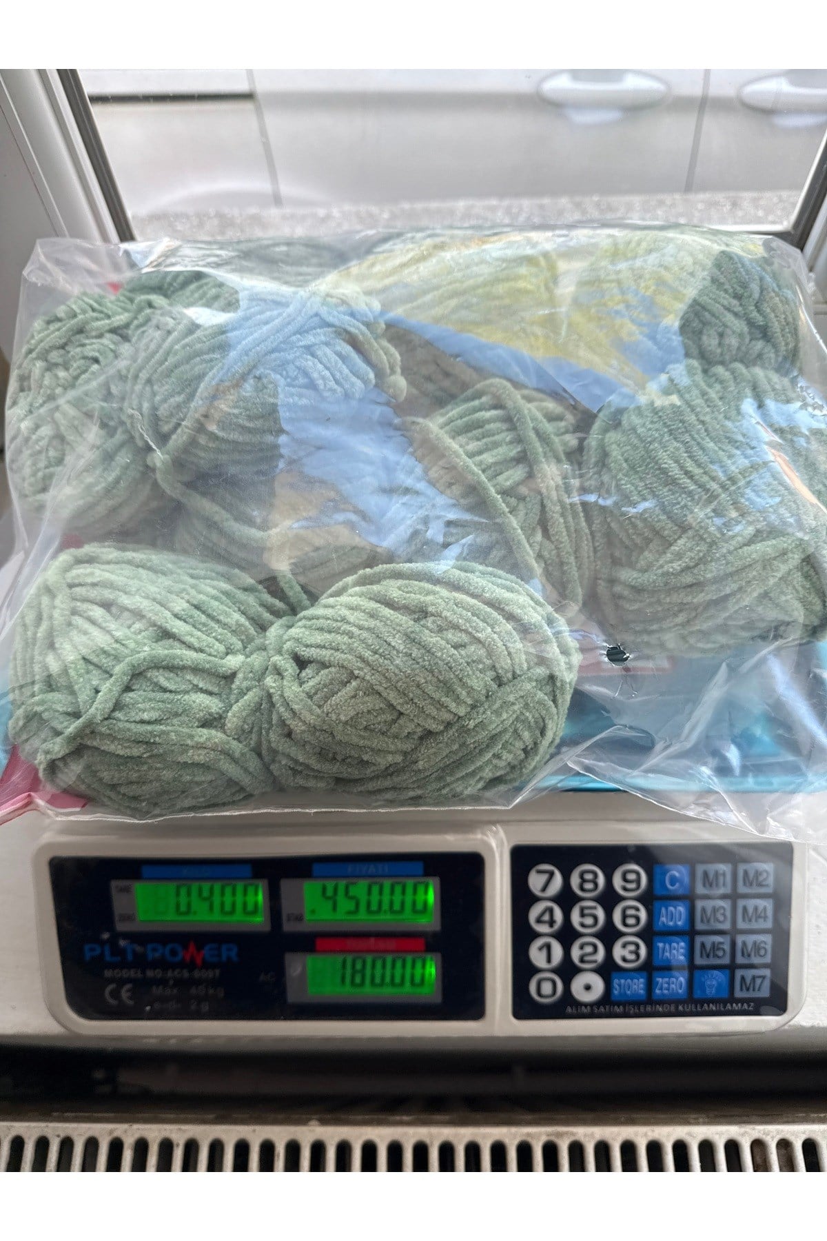 Himalaya Kadife ip(400-500 gram)açık yeşil