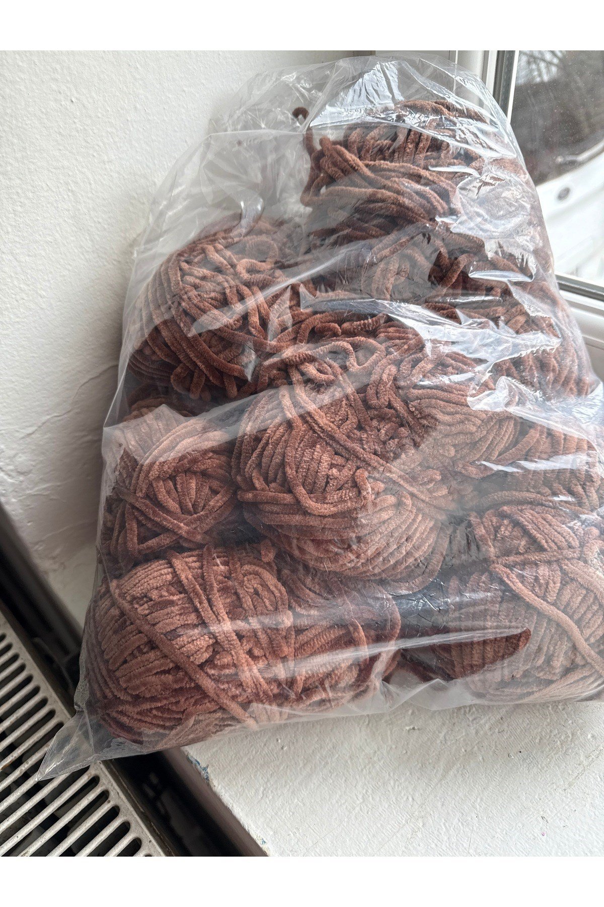 Himalaya kadife ip(500 gram)kahverengi