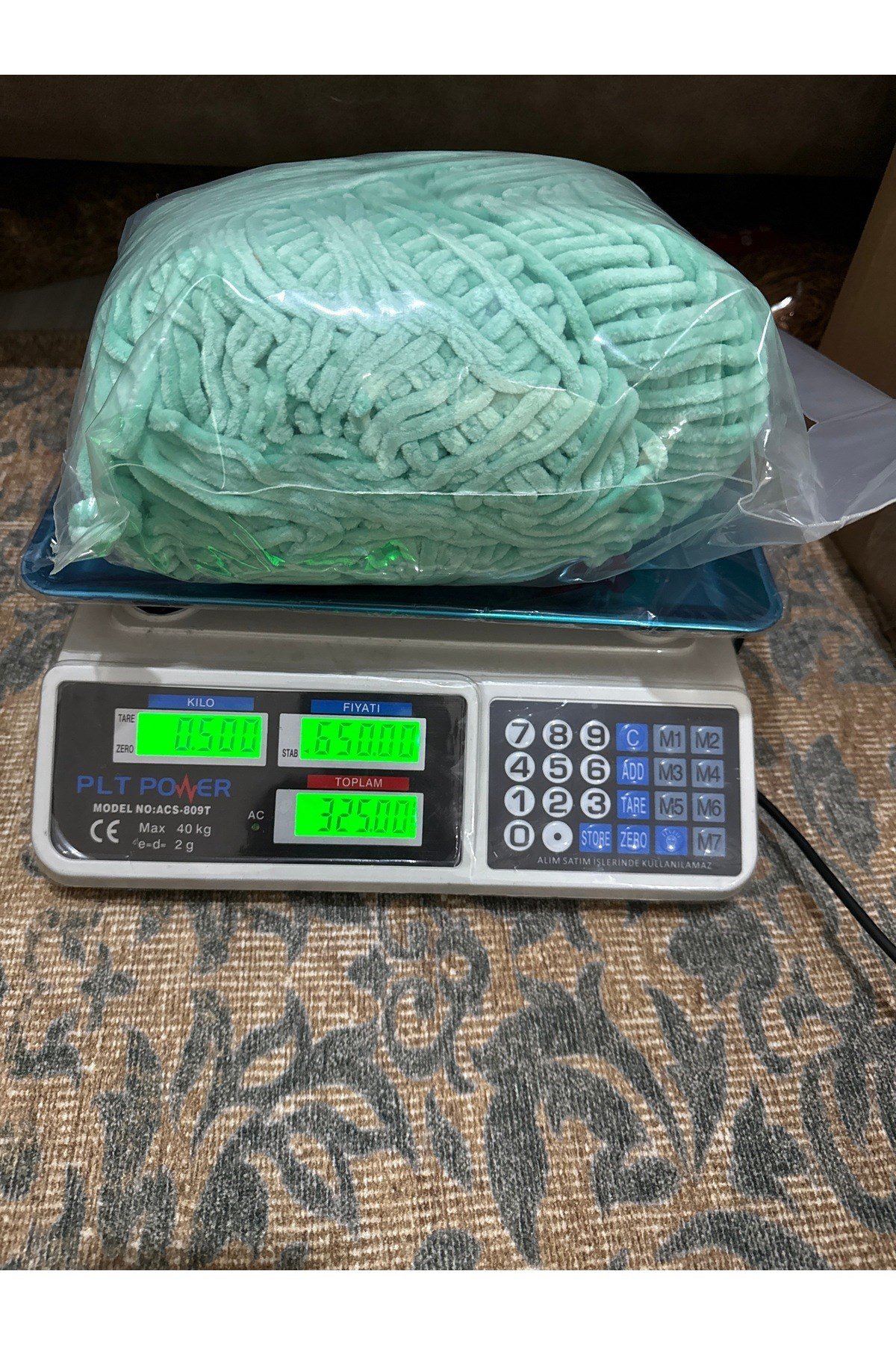 Himalaya kadife ip(500 gram)su yeşili