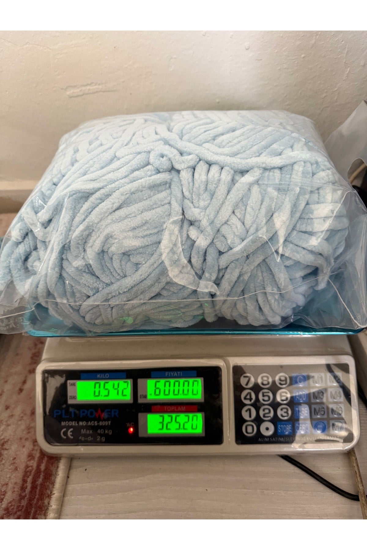 Himalaya kadife ip(kalın mavi)542 gram