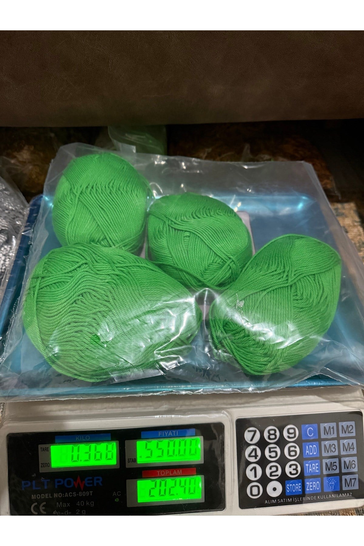 Himalaya koton ip (368 gram) yeşil