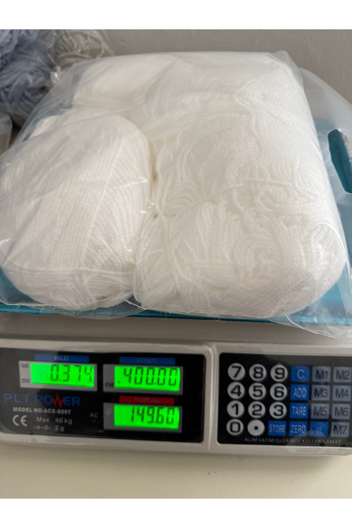 Himalaya mrgü ipi(374 gram)beyaz
