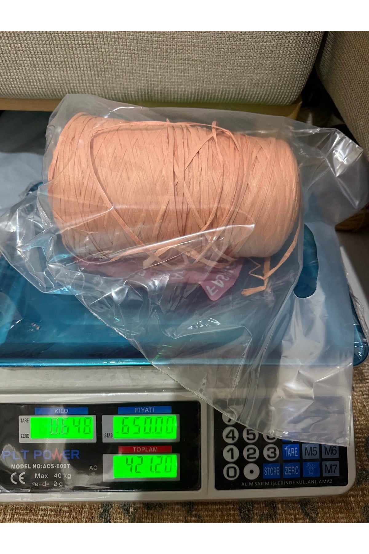 Himalaya natura rafya ip (somon)(648 gram)