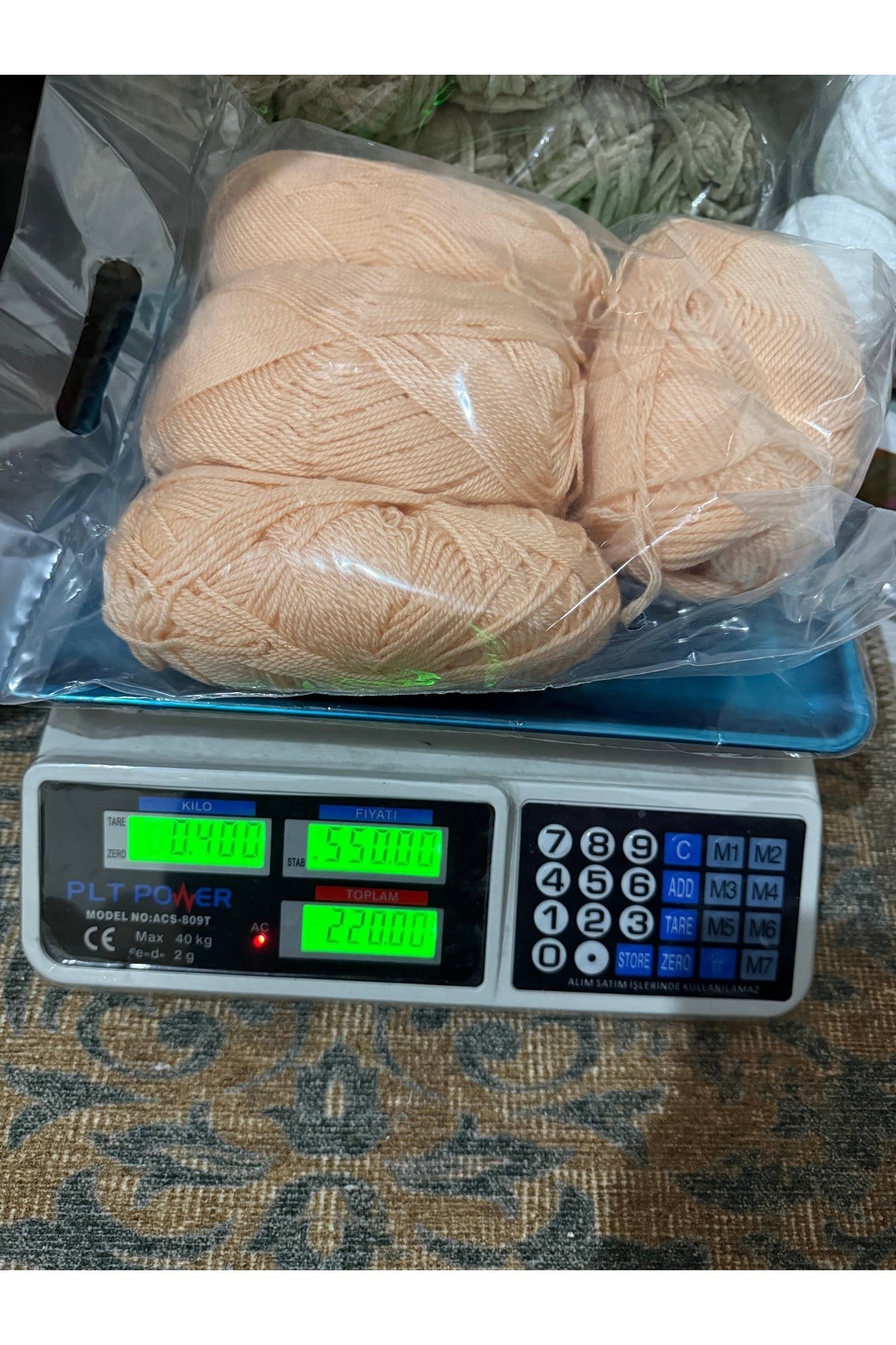 Himalaya örgü ipi (400 gram) somon