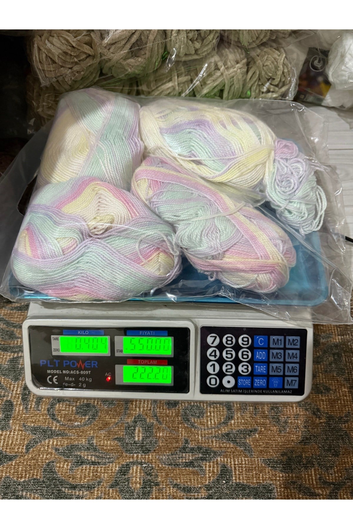 Himalaya örgü ipi (404 gram) ebruli