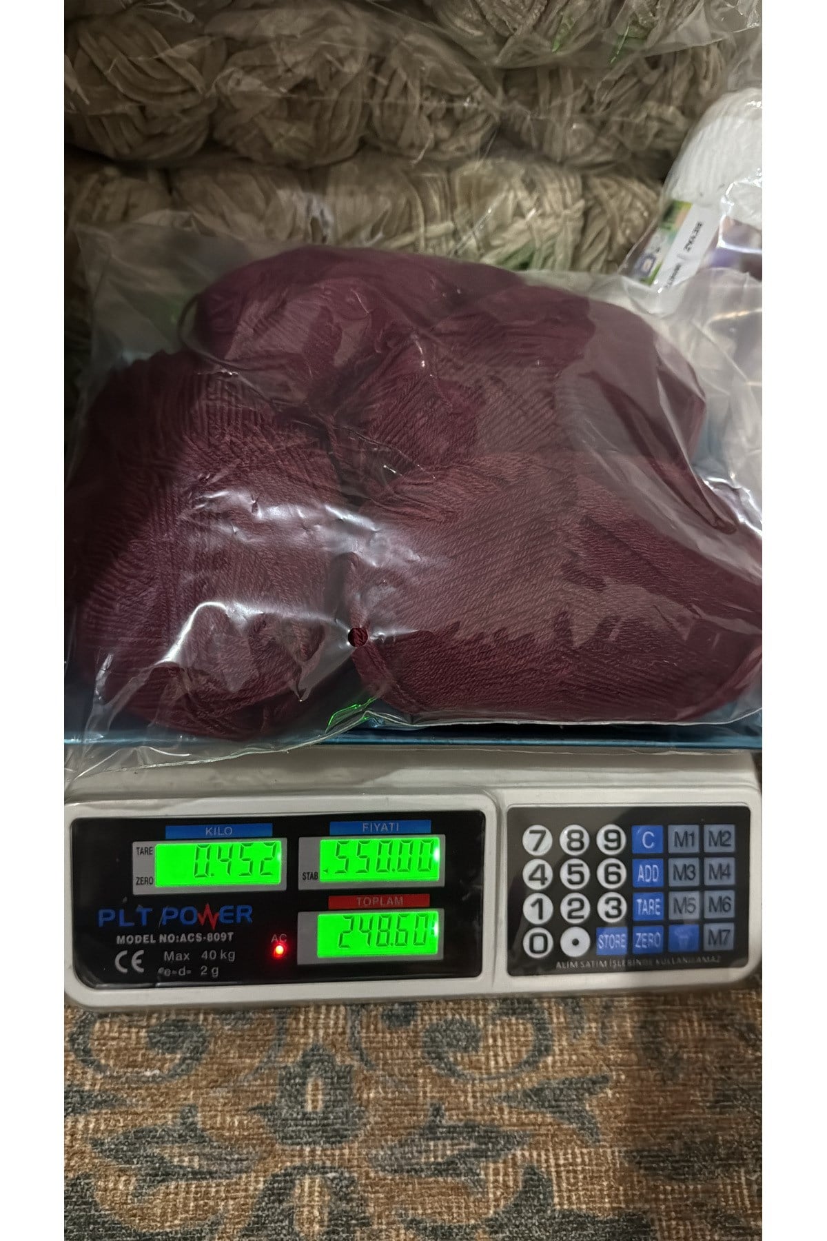 Himalaya örgü ipi (452 gram) mürdüm