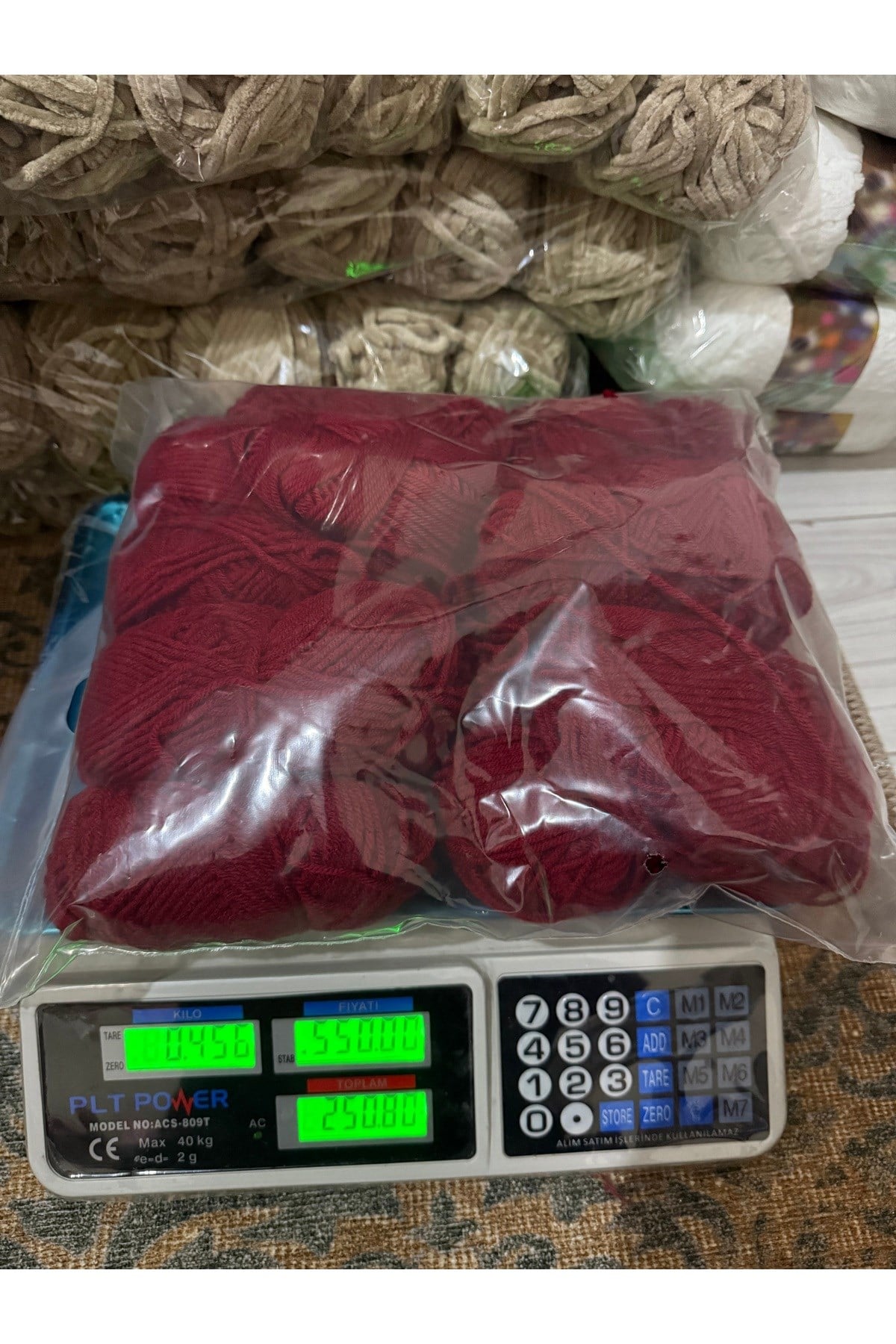 Himalaya örgü ipi (456 gram) bordo