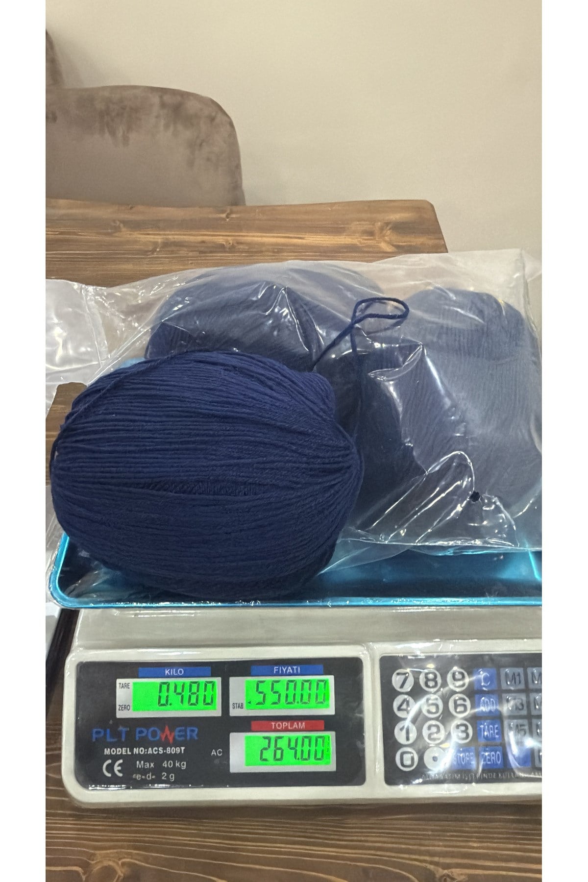 Himalaya örgü ipi (480 gram) lacivert