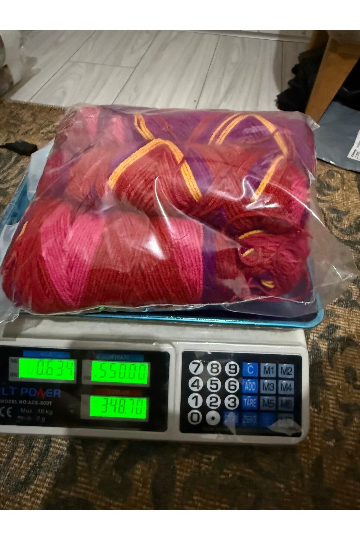 Himalaya örgü ipi (634 gram) ebruli