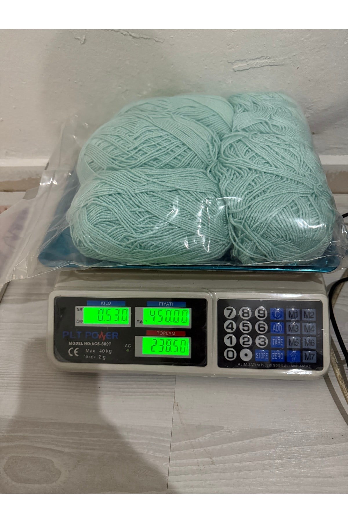 Himalaya örgü ipi anti-piiling (turkuaz)(530 gram)