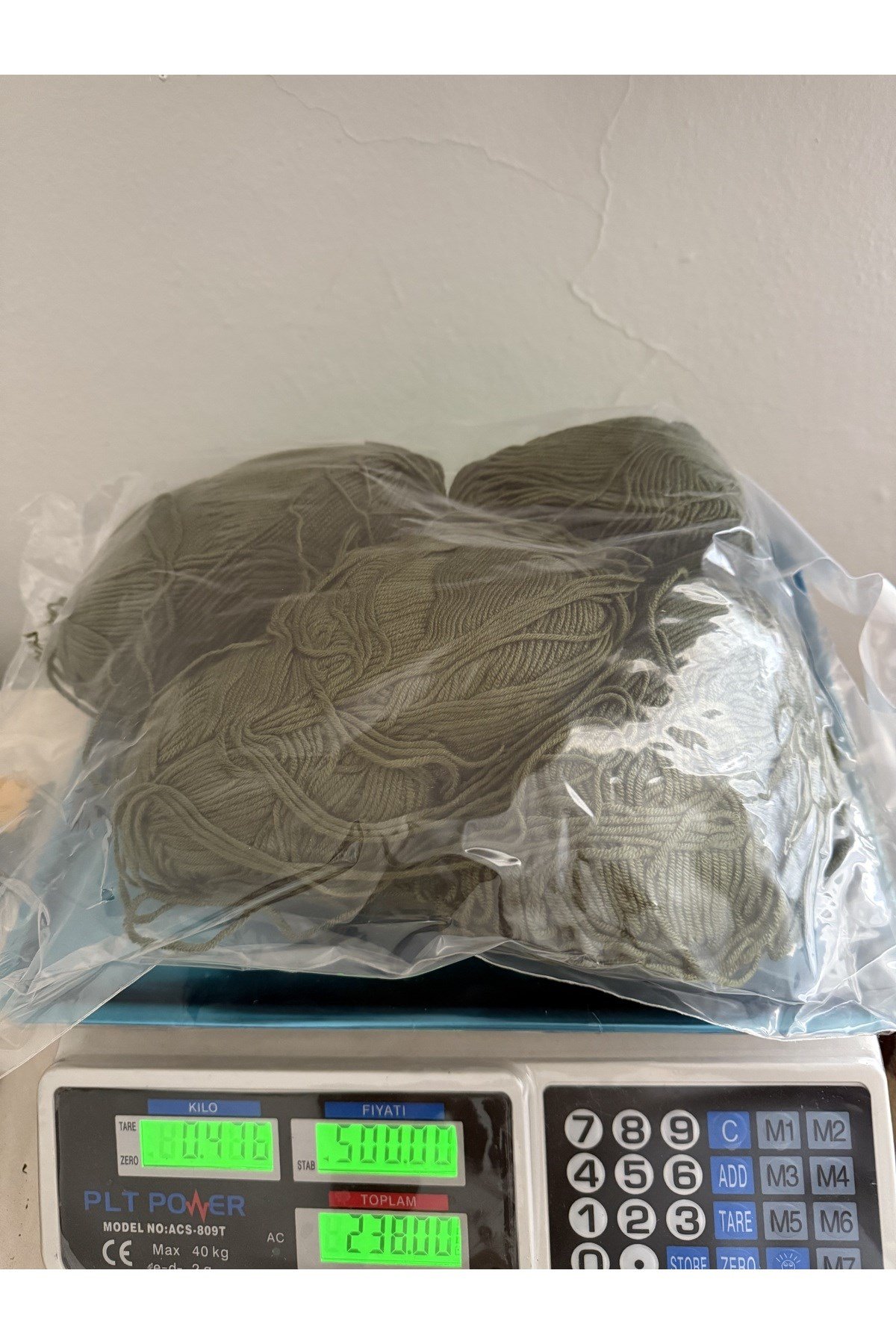 Himalaya örgü ipi (asker yeşili)(476 gram)