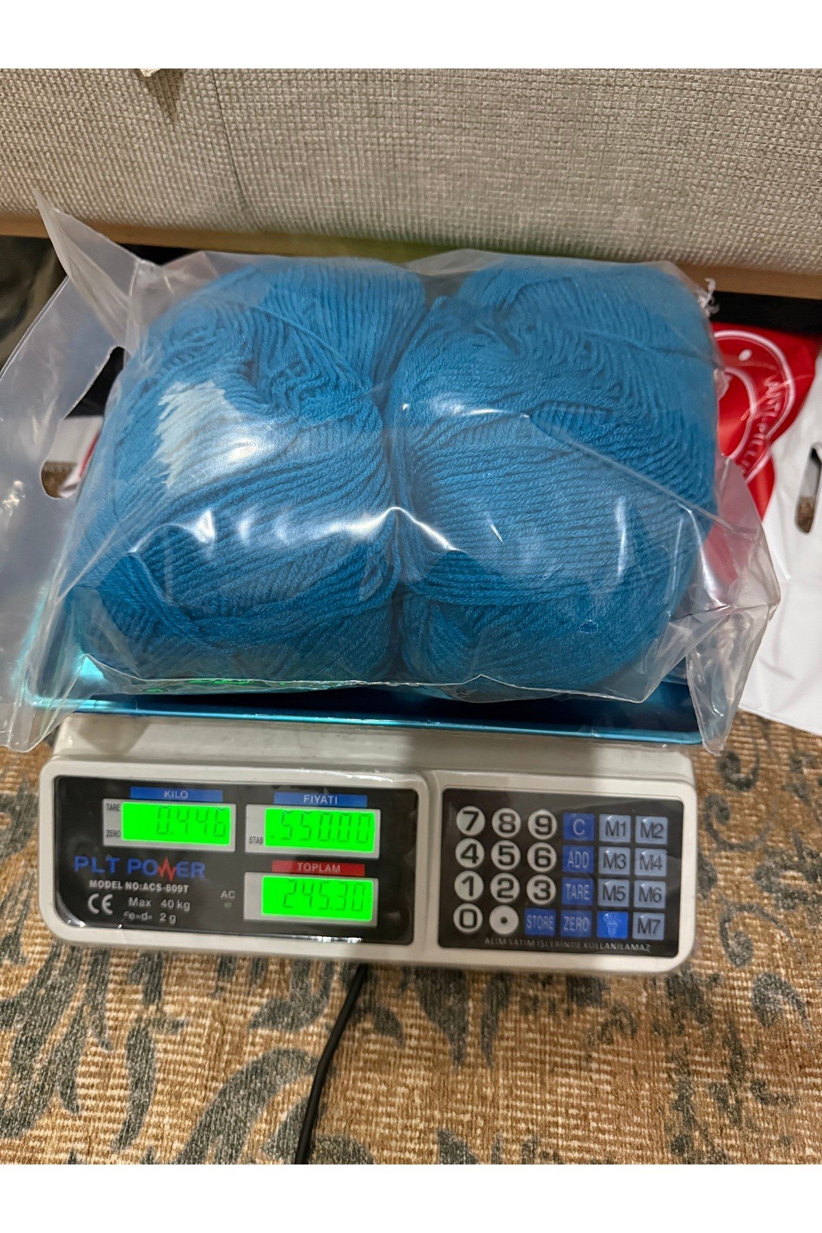 Himalaya örgü ipi (petrol)(446 gram)
