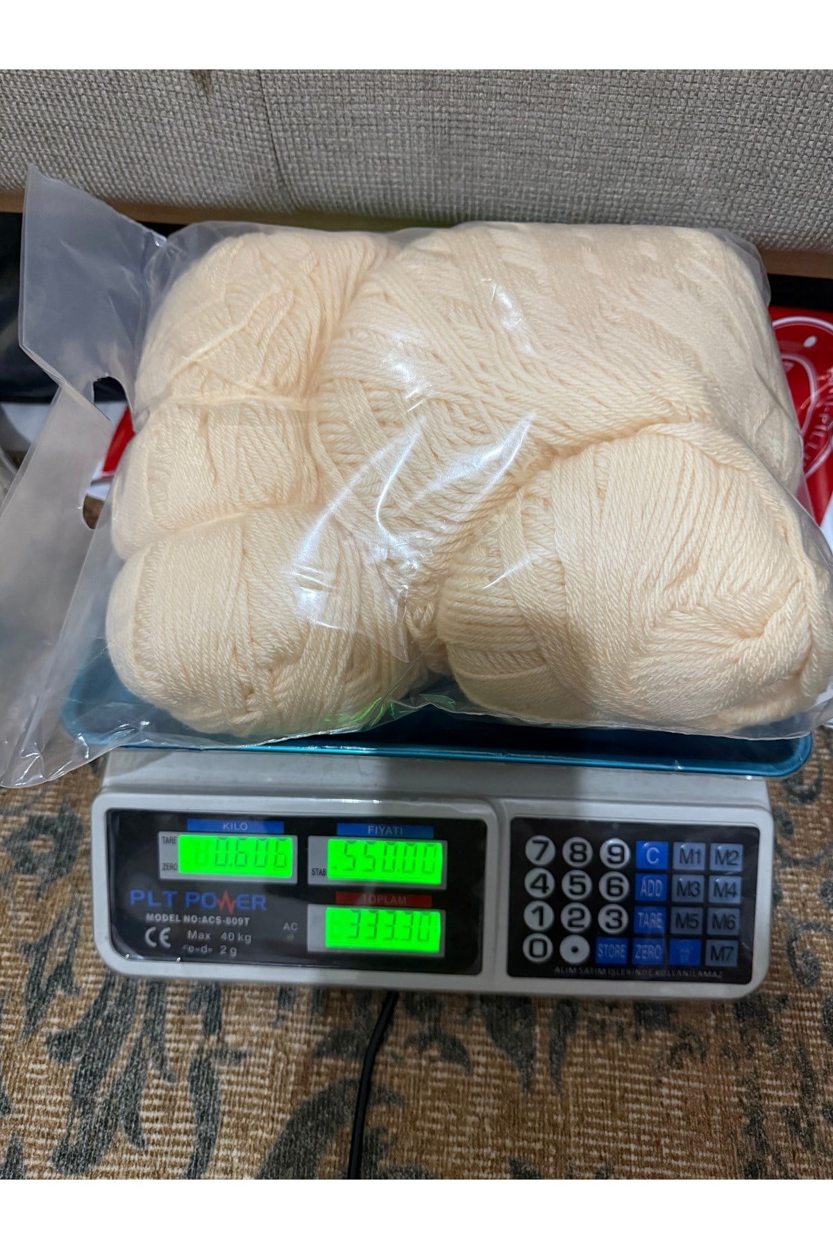 Himalaya örgü ipi (somon)(606 gram)