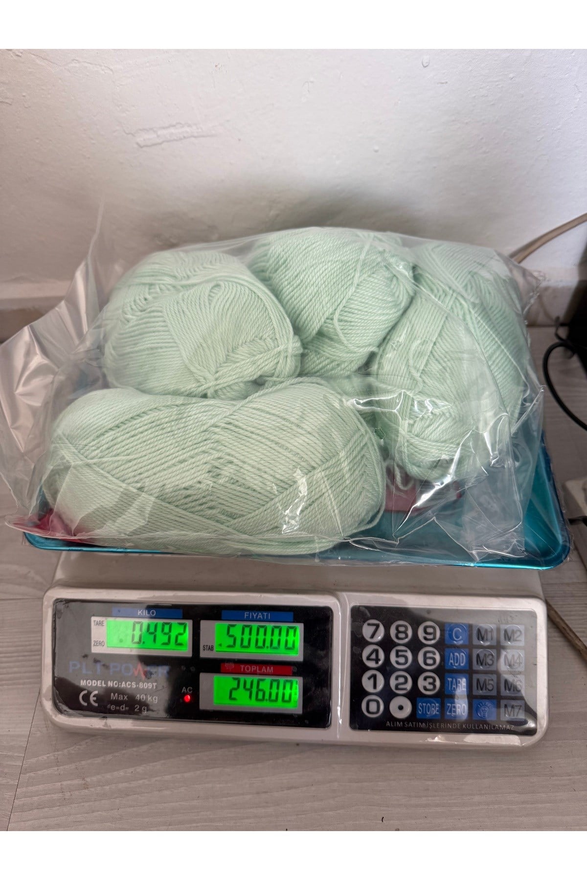 Himalaya örgü ipi (su yeşili)(492 gram)