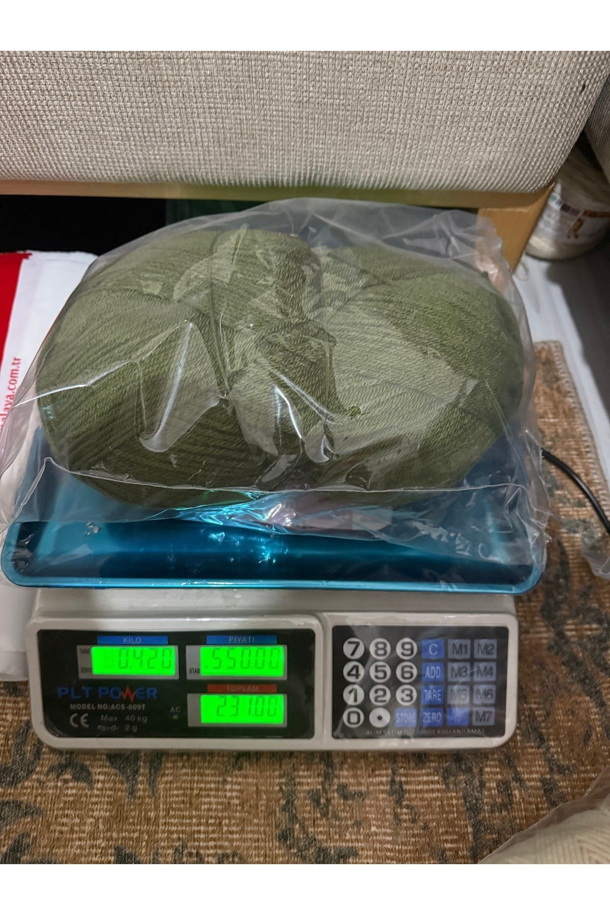 Himalaya örgü ipi (yeşil)(420 gram)
